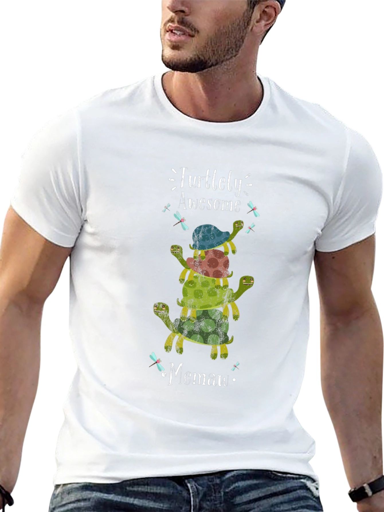 Turtley Awesome Memaw T-Shirt
