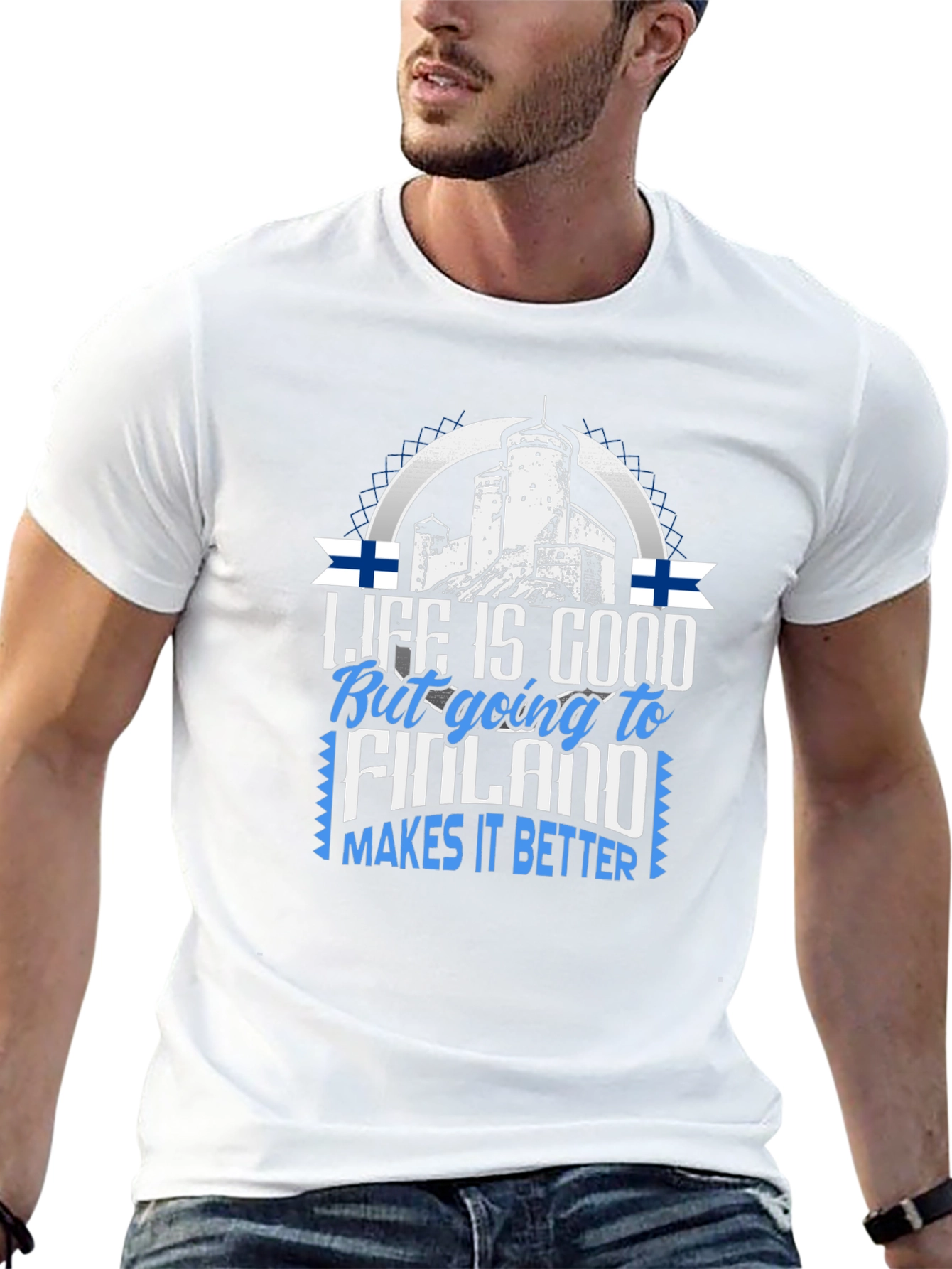 Life is Good Finland Tee