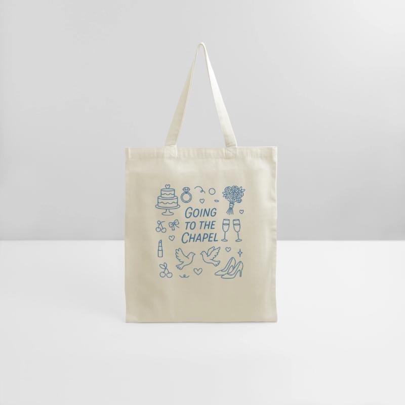 Going To The Chapel Wedding Neon Line Art Tee