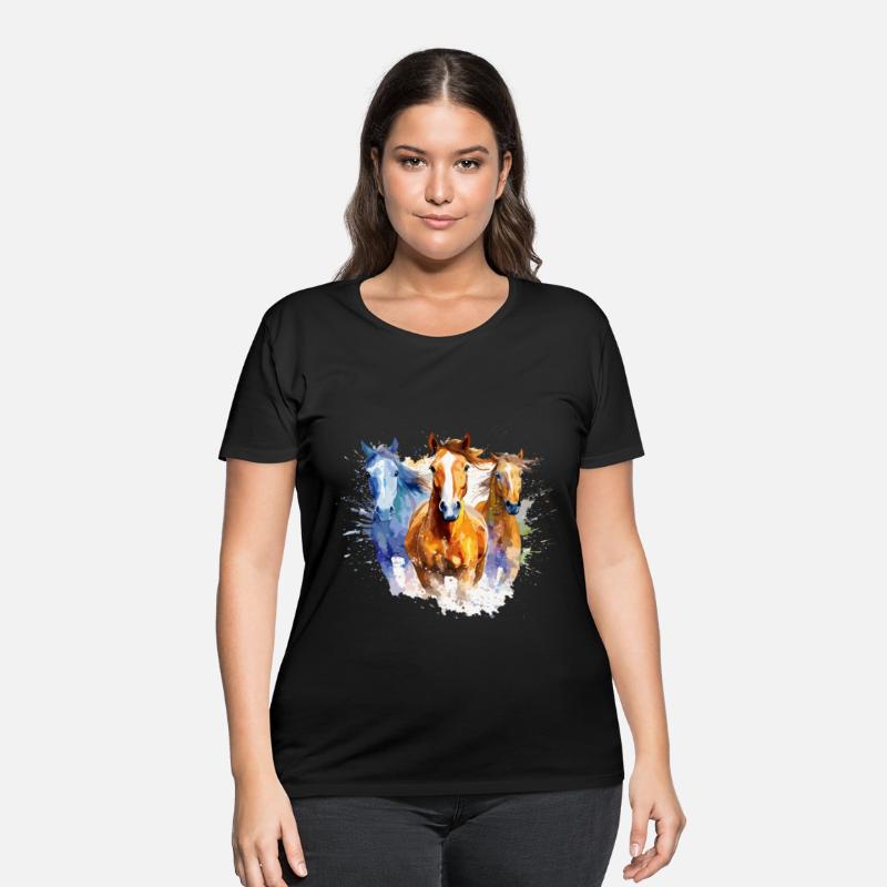 Graceful Gallop - Watercolor Style Horses Running