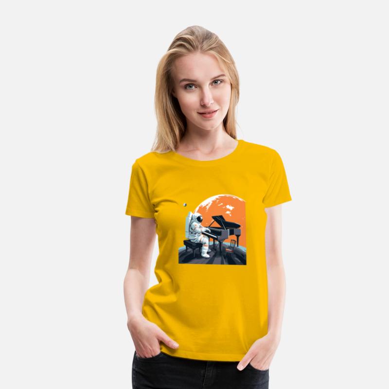 Grand Piano Pianist Astronaut Music Piano