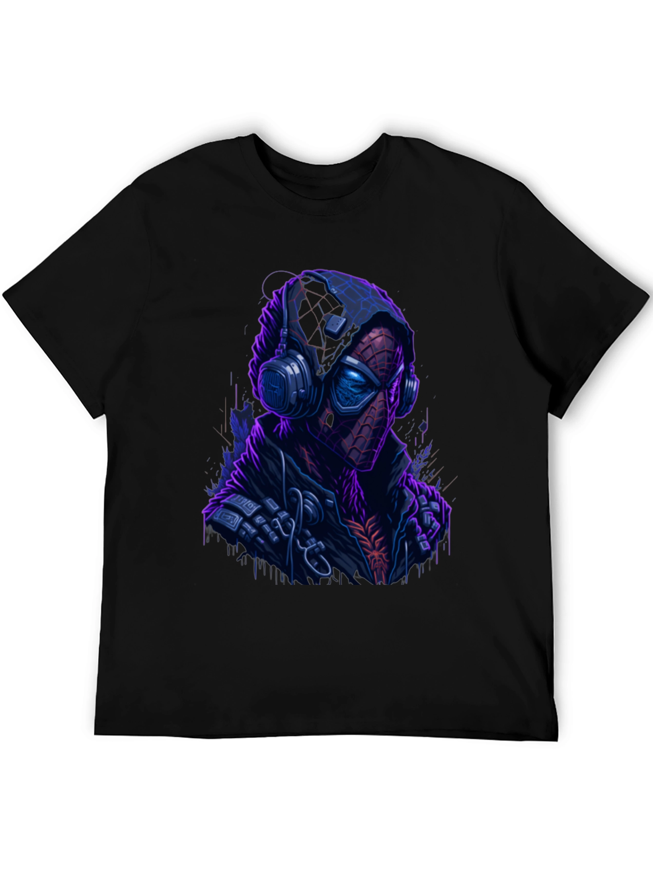 Cyberpunk Spider-Man Graphic T-Shirt