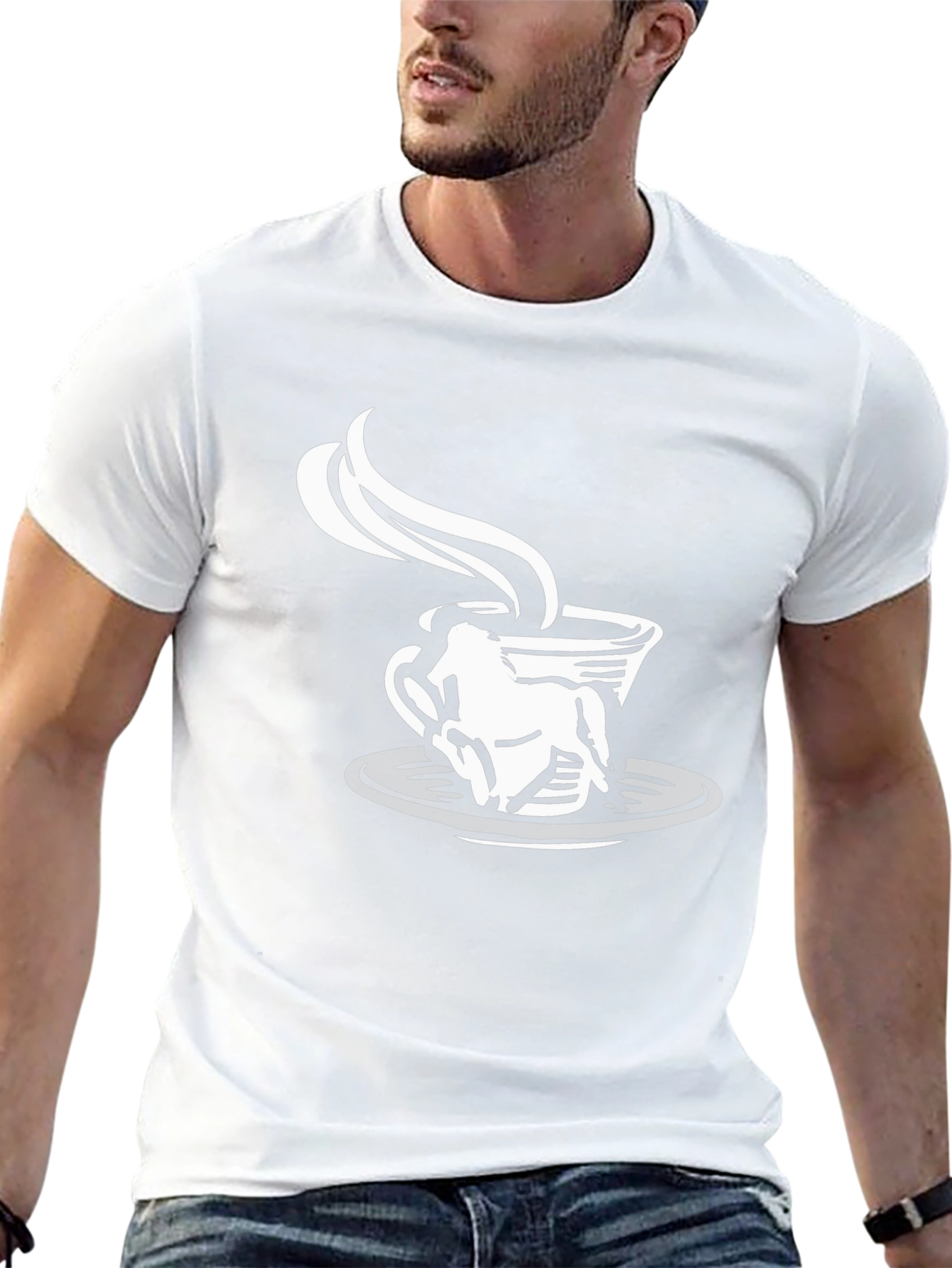 Black Coffee Cup Graphic Tee