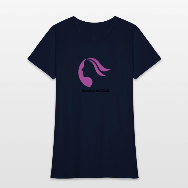 Hair beauty women logo design in T shirt