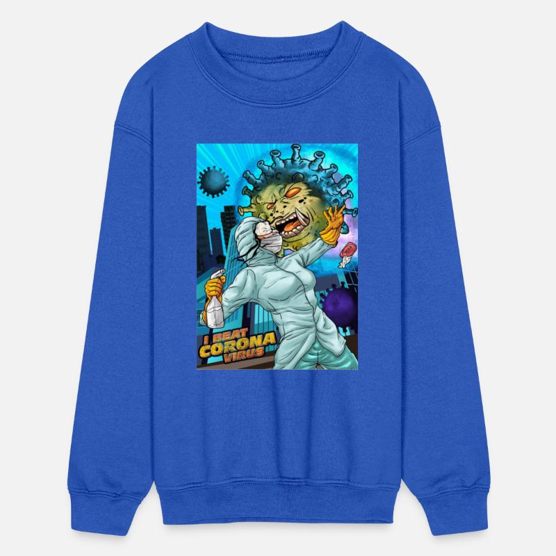 I Beat Corona Virus shirt Rock Band T-Shirt Adults