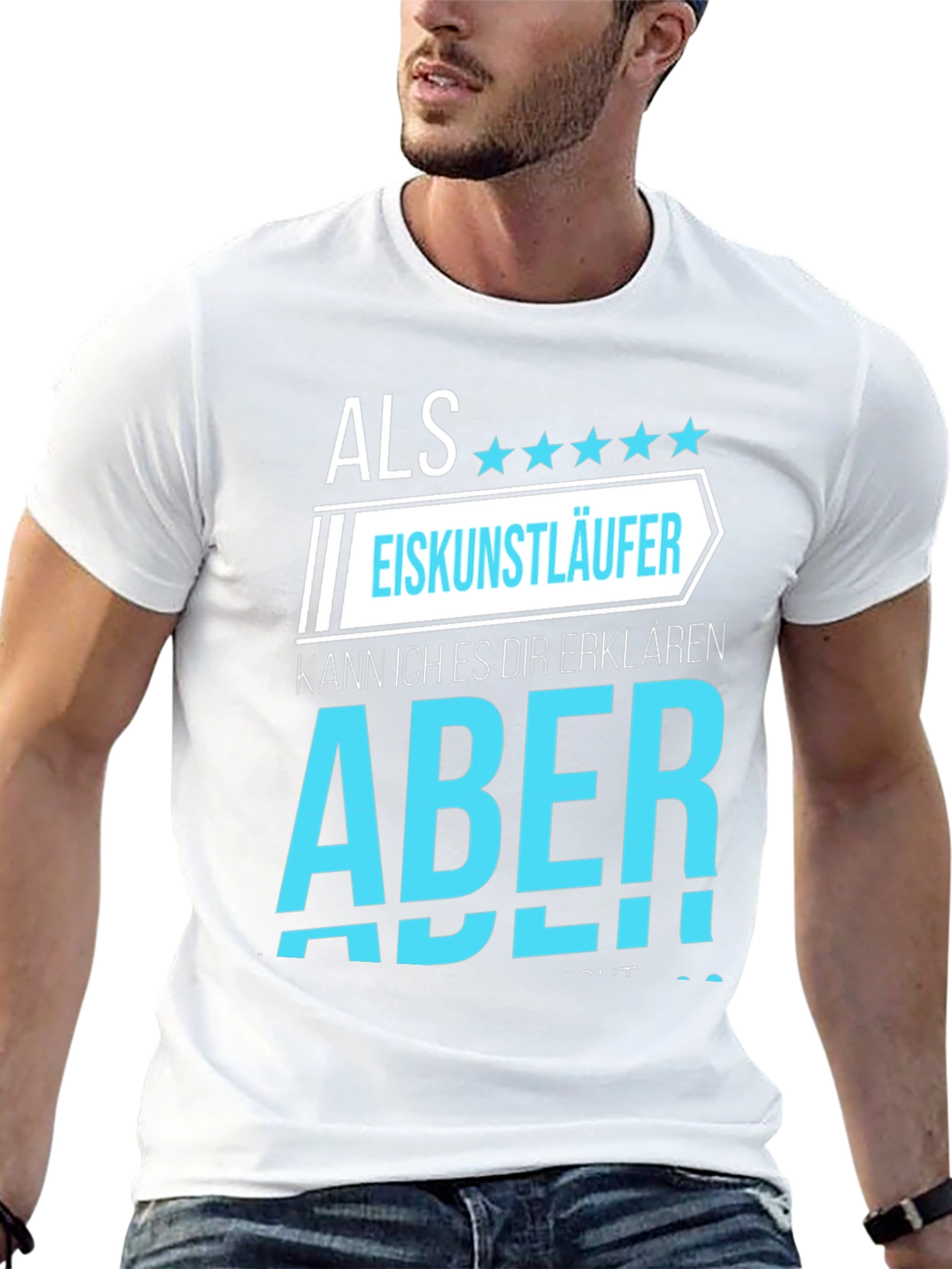 Eiskunstlaufer Ice Skater Black Graphic T-Shirt