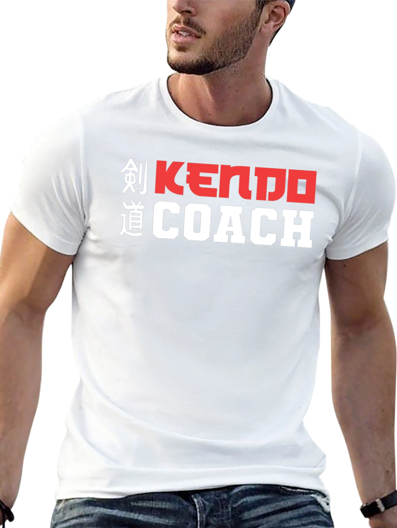 Kendo Coach Graphic Tee - Martial Arts Training Shirt