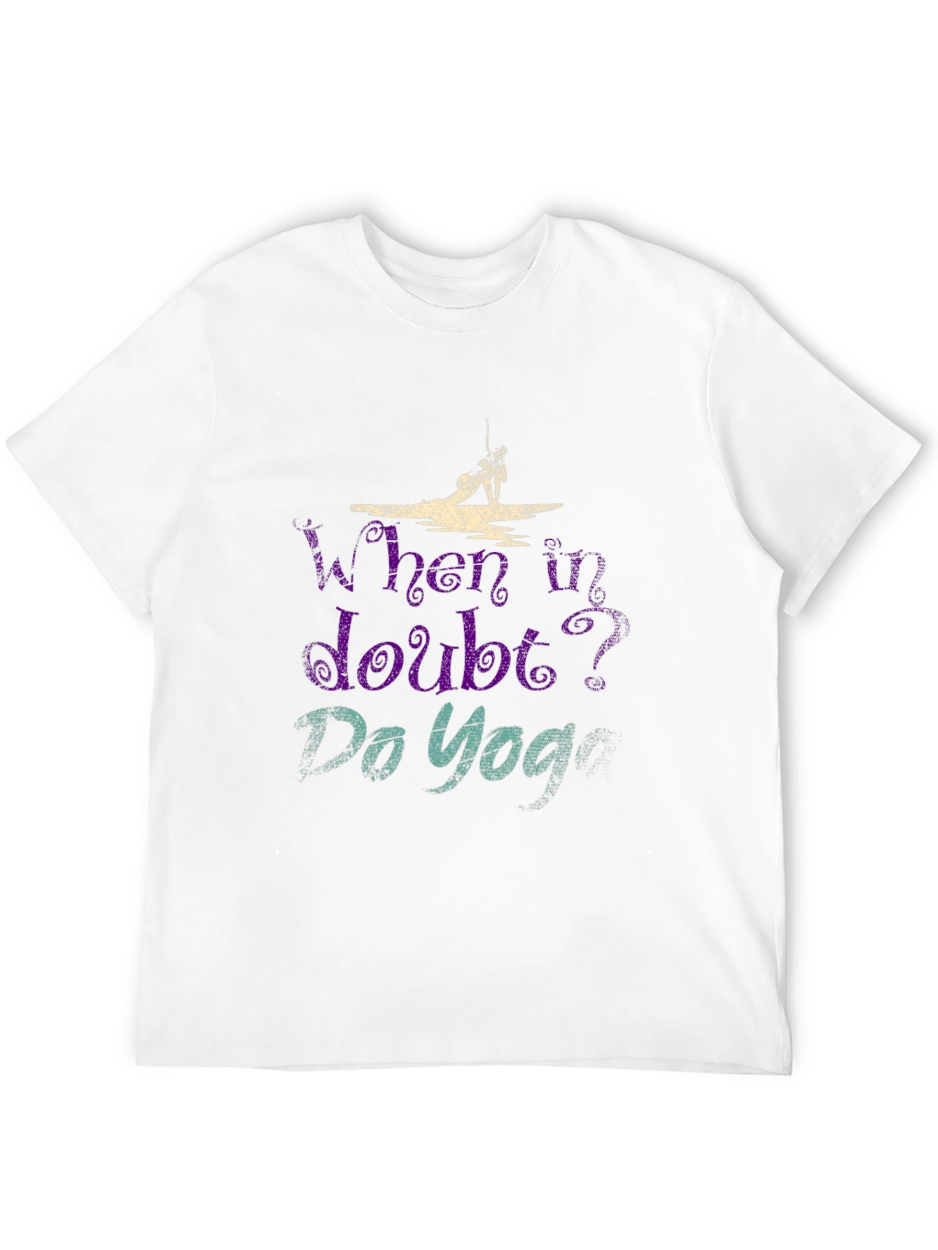 Yoga T-Shirt: When in Doubt Do Yoga Graphic Tee