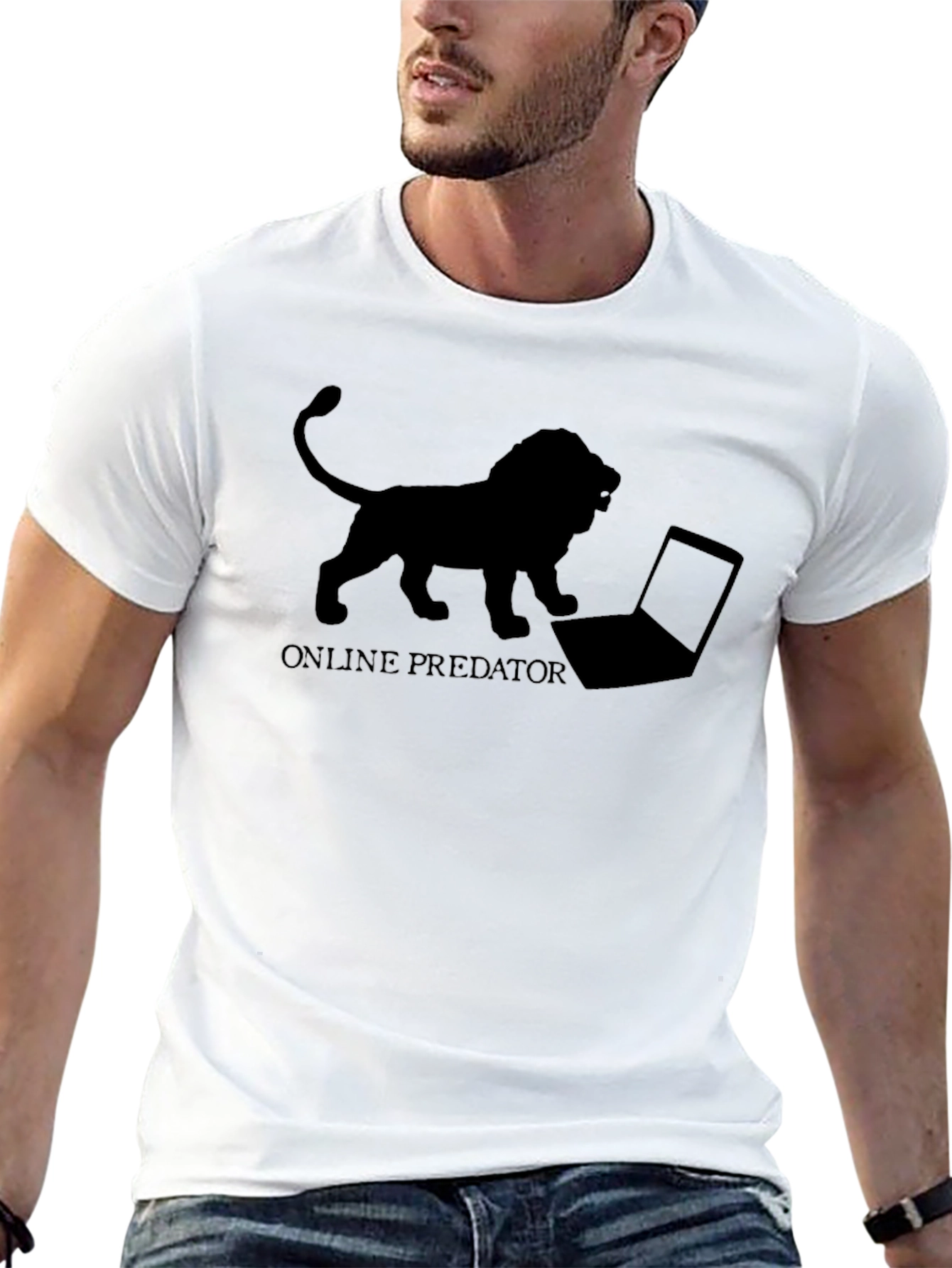 Online Predator Graphic Tee - Black