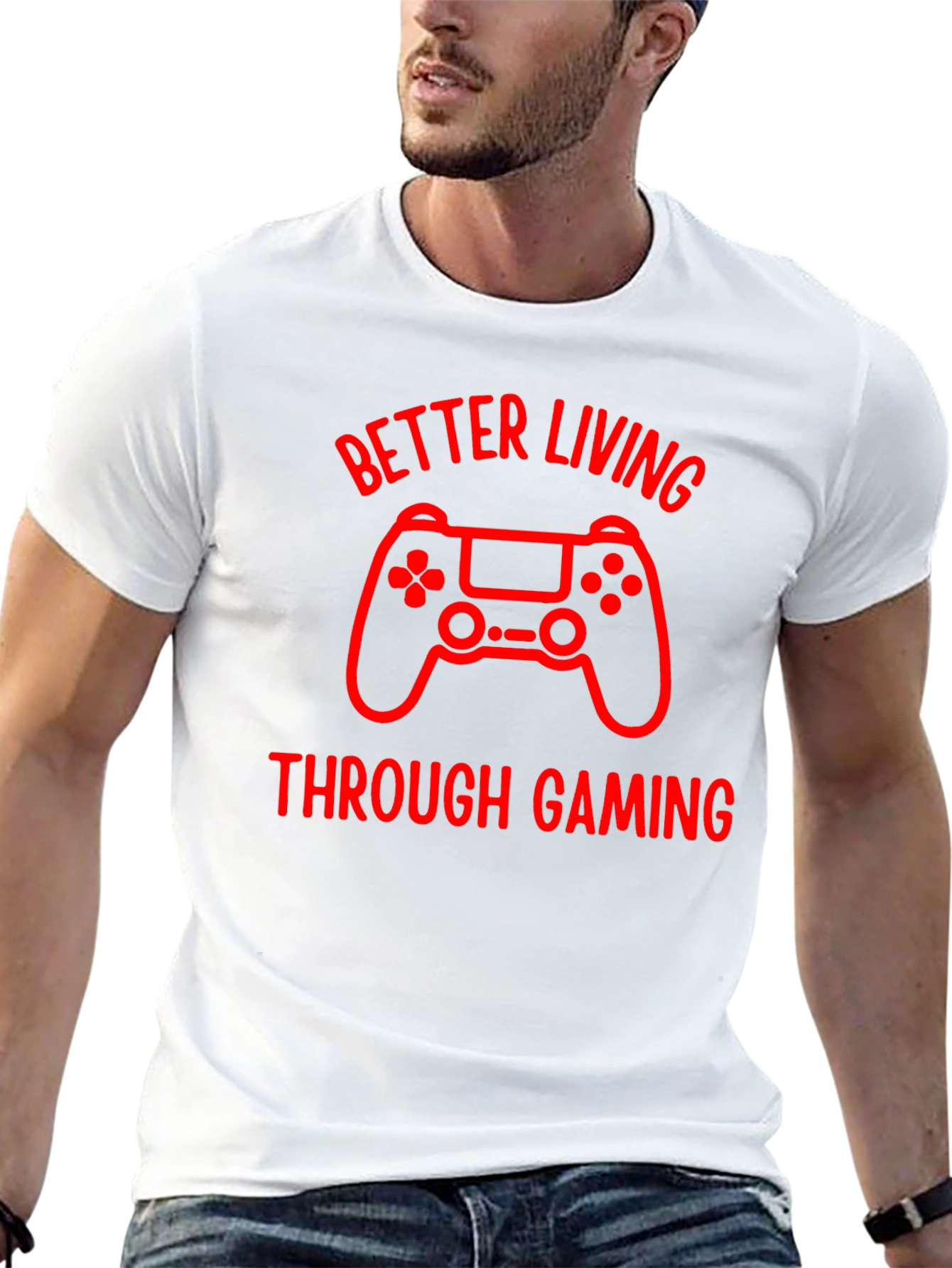 Better Living Through Gaming Graphic Tee