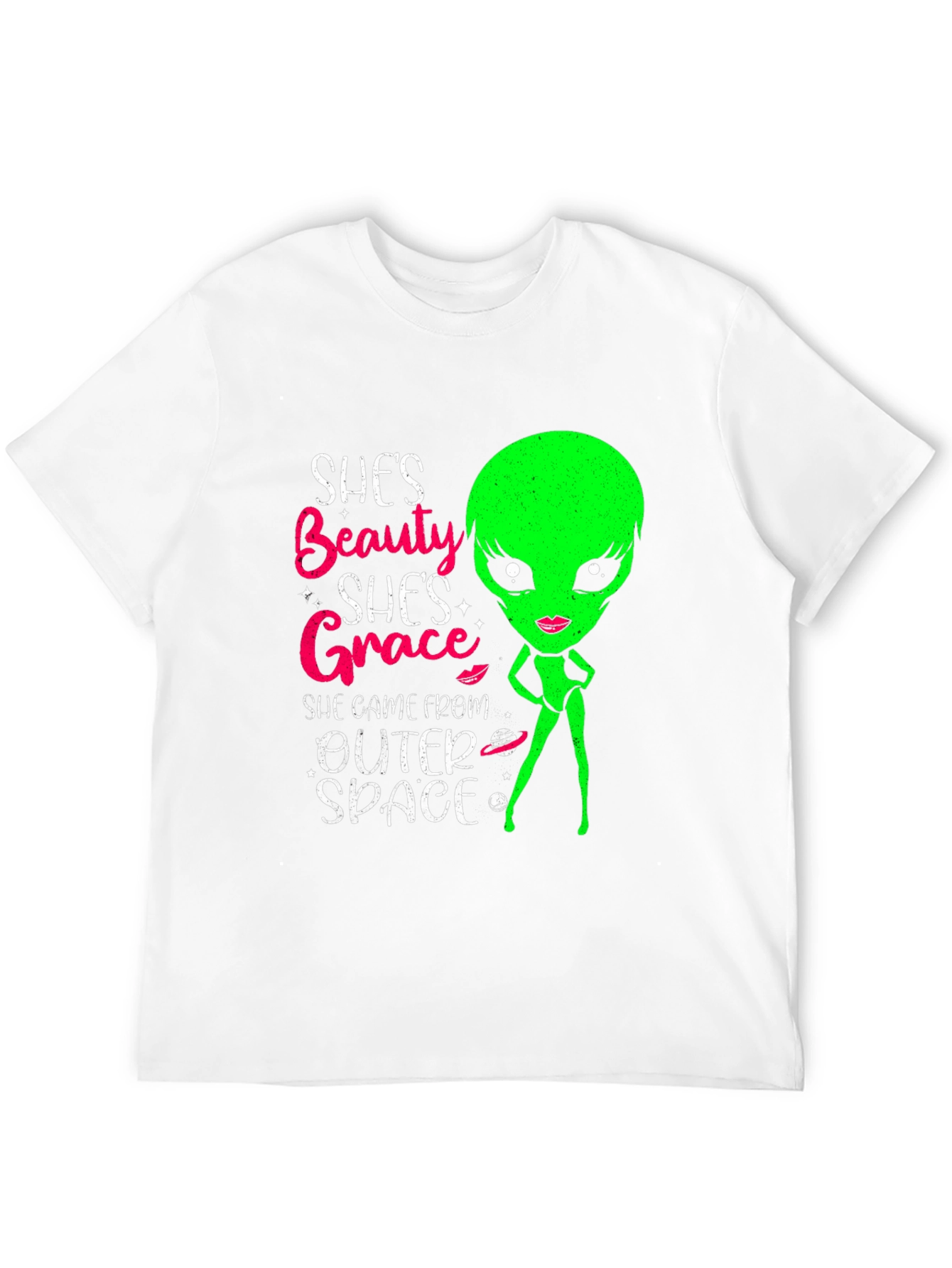 Shes Beauty Shes Grace Alien Graphic Tee