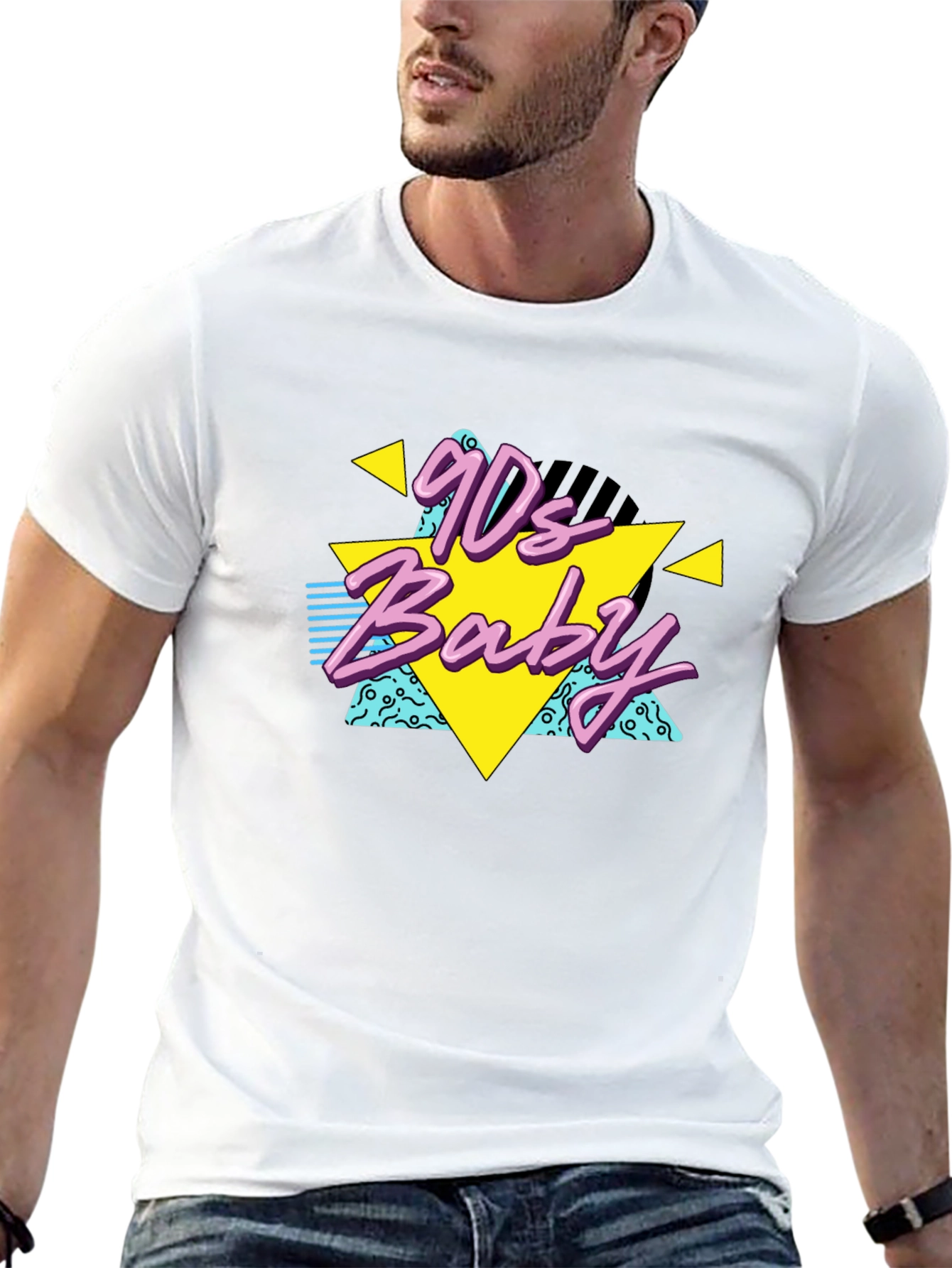 90s Baby Black T-Shirt Retro Style