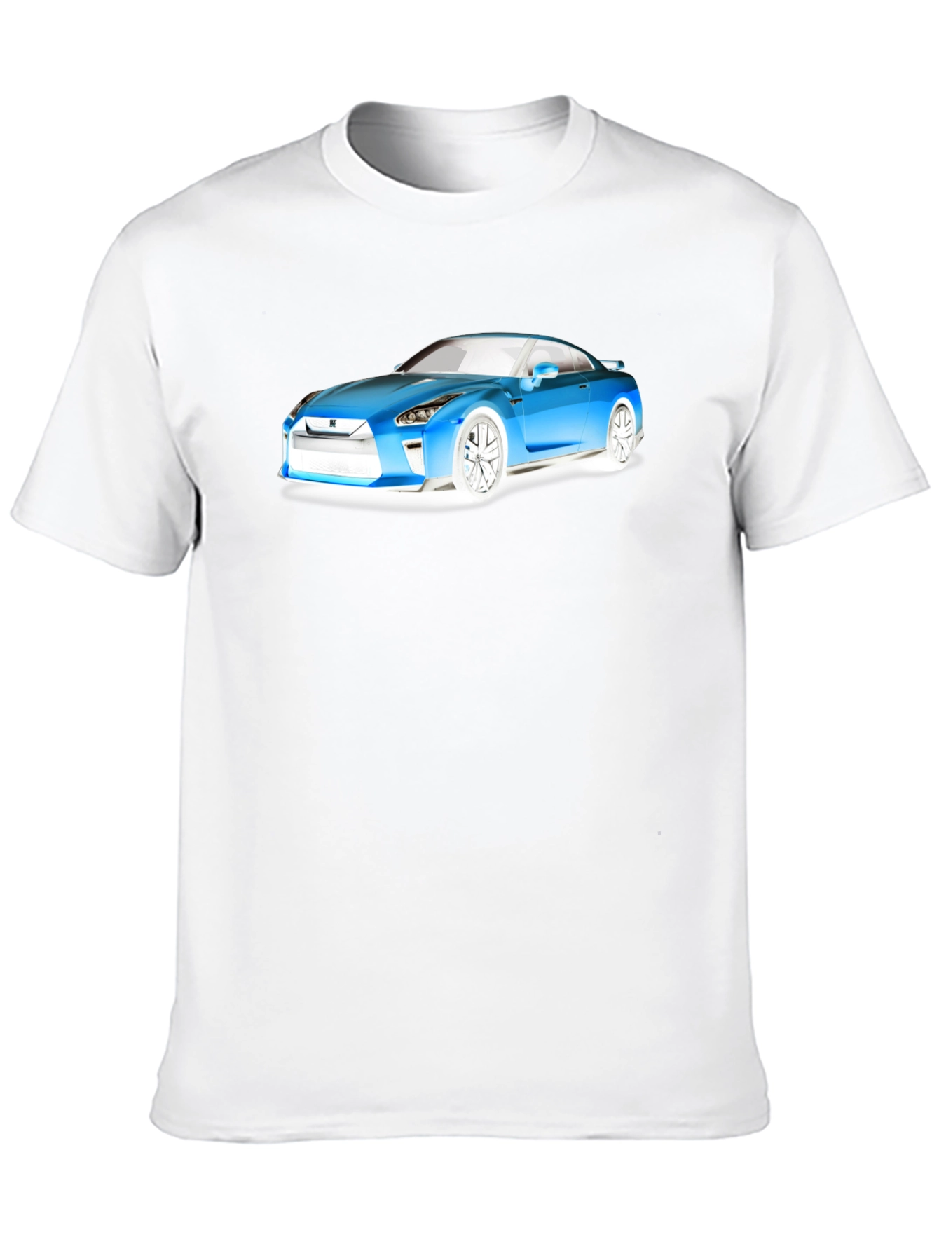 Sleek Car Graphic T-Shirt - Automotive Enthusiast Apparel