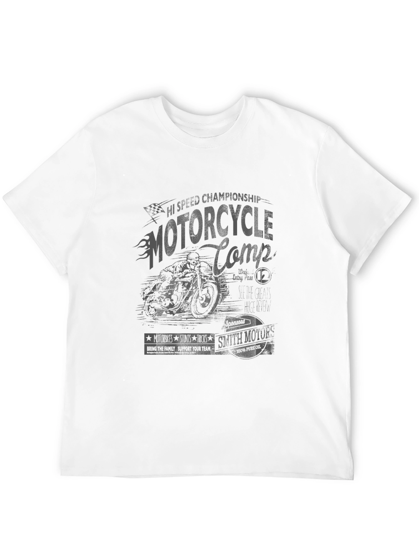 Black Graphic Print Casual T-Shirt