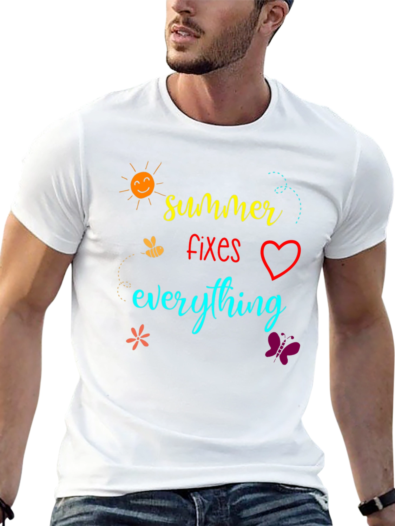 Summer Fixes Everything Graphic T-Shirt