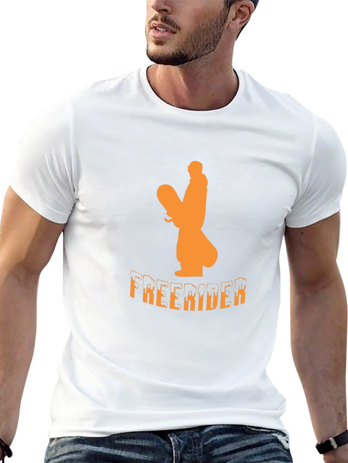 Freerider Graphic Tee - Snowboarder Design