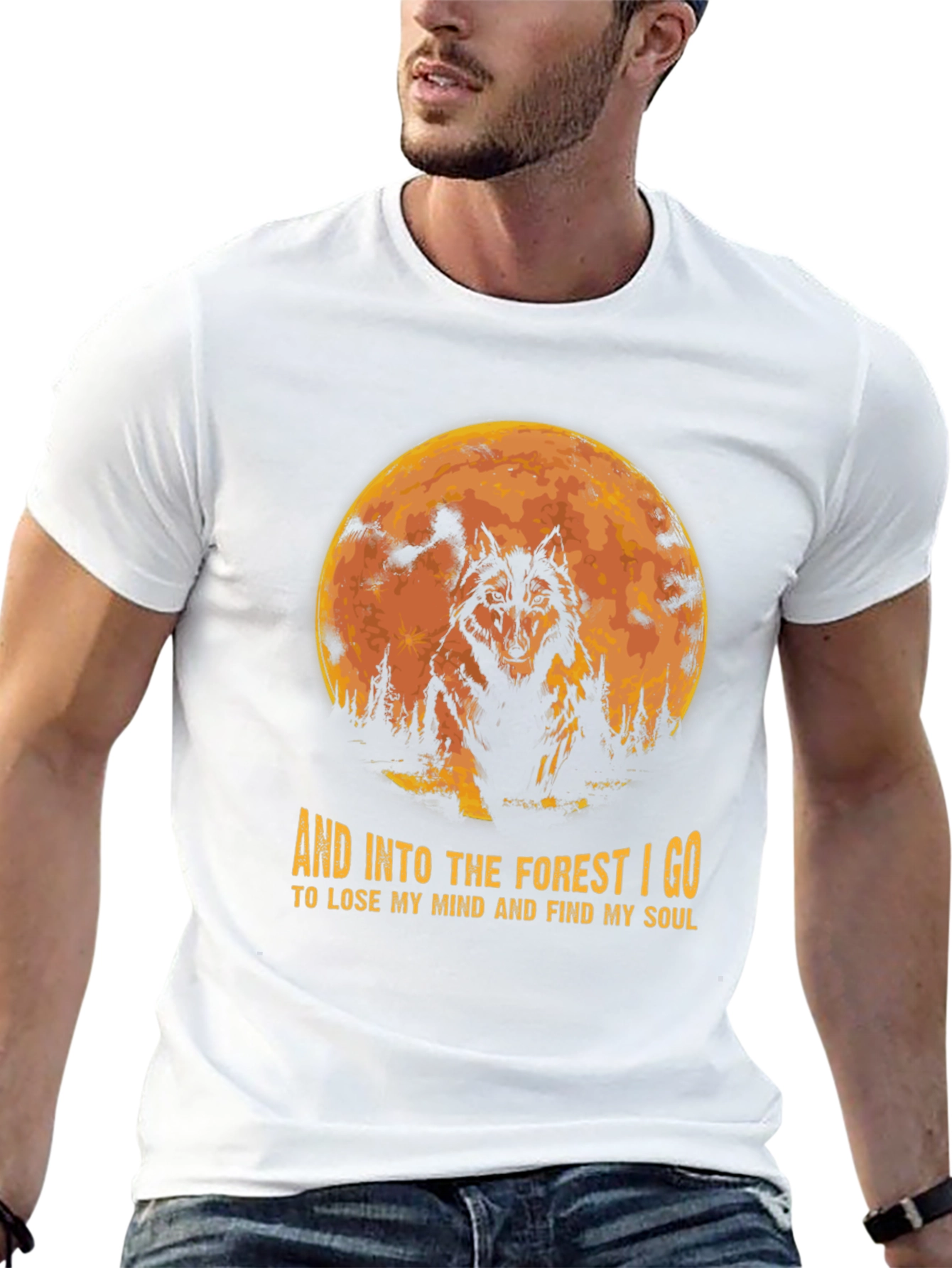Forest Soul T-Shirt - Wolf Moon Design