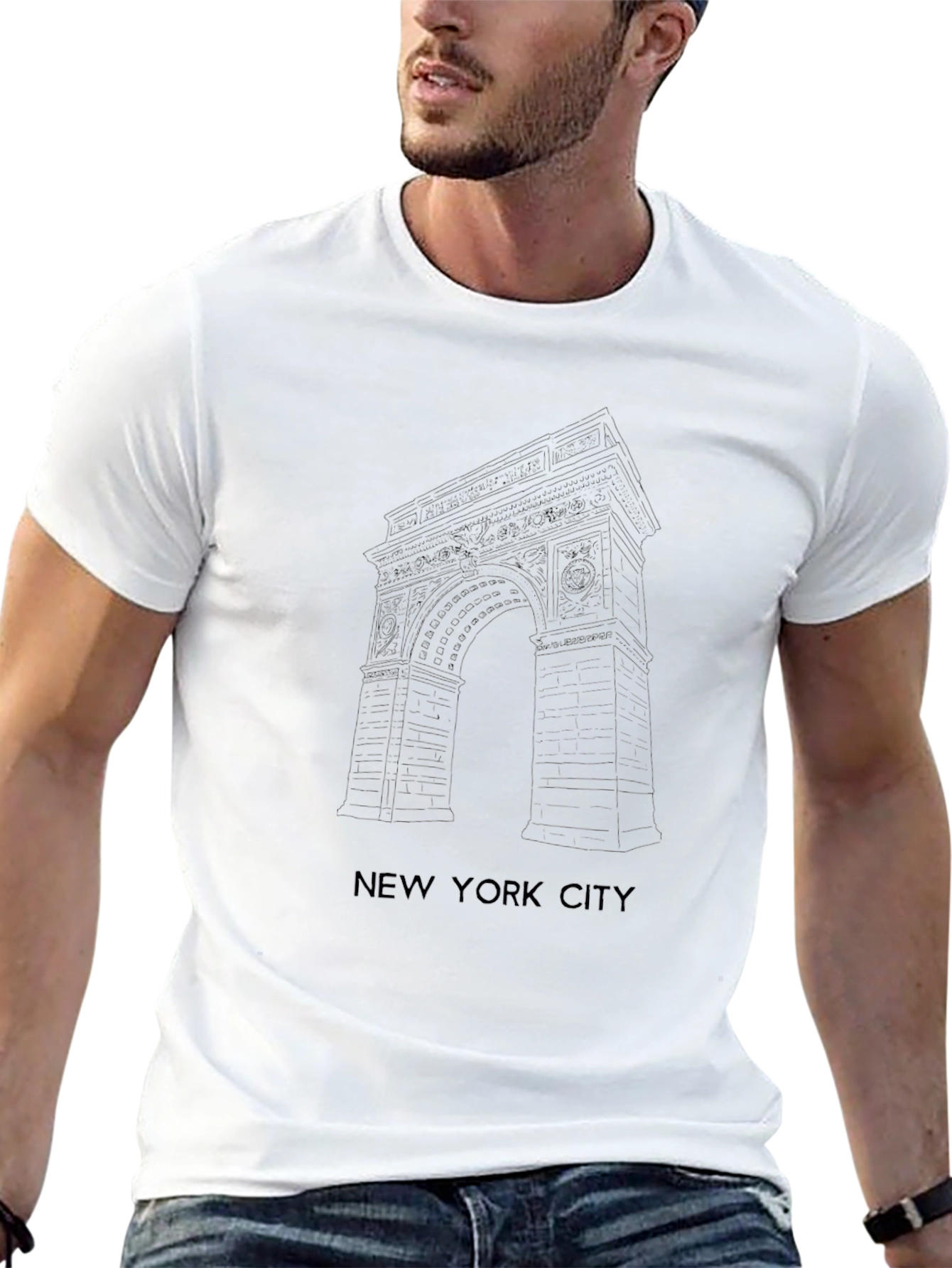 Classic Black Crew Neck T-Shirt