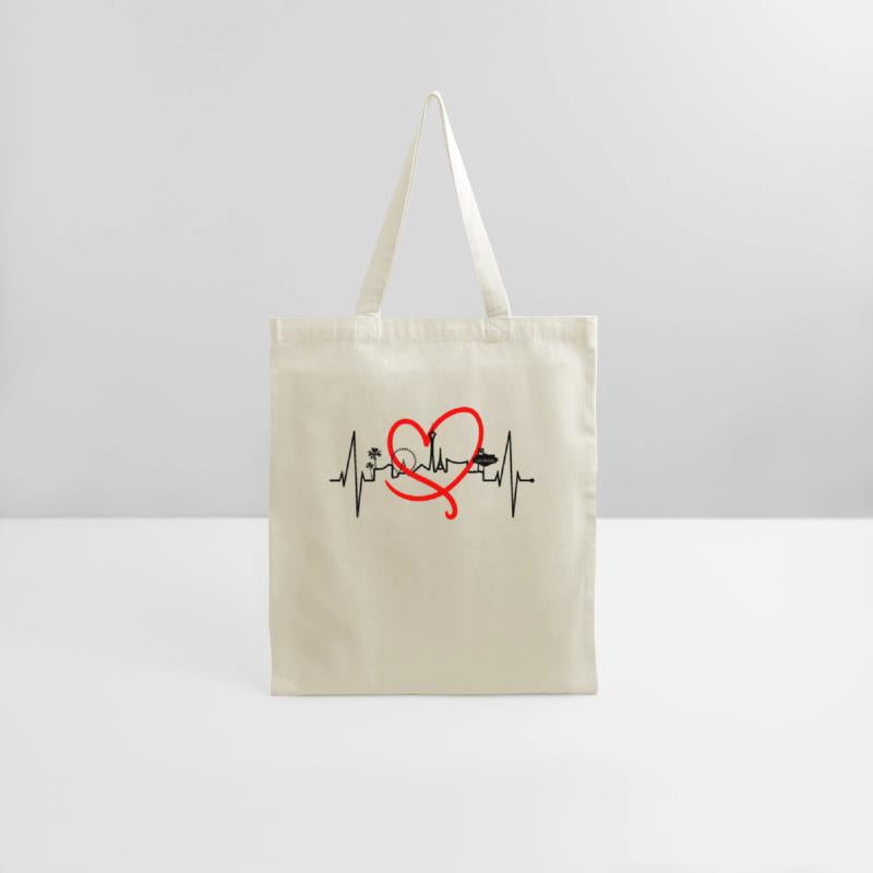 Las Vegas Skyline Heartbeat Nevada Poker USA Fan