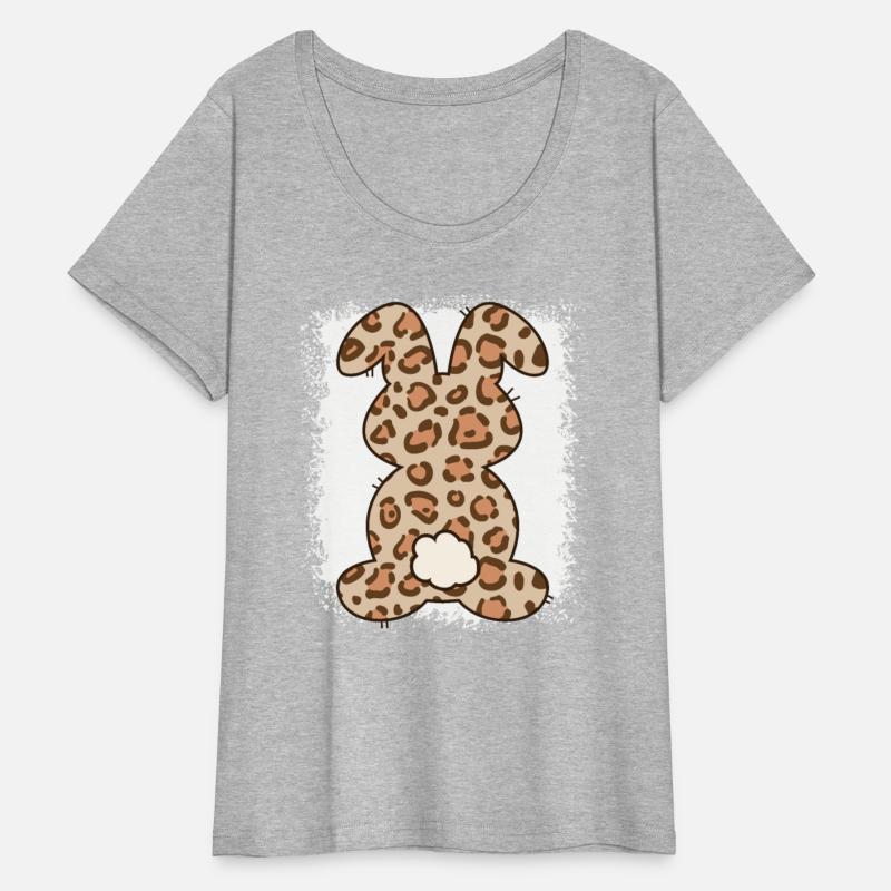 Leopard Pattern Bleached Rabbit Easter