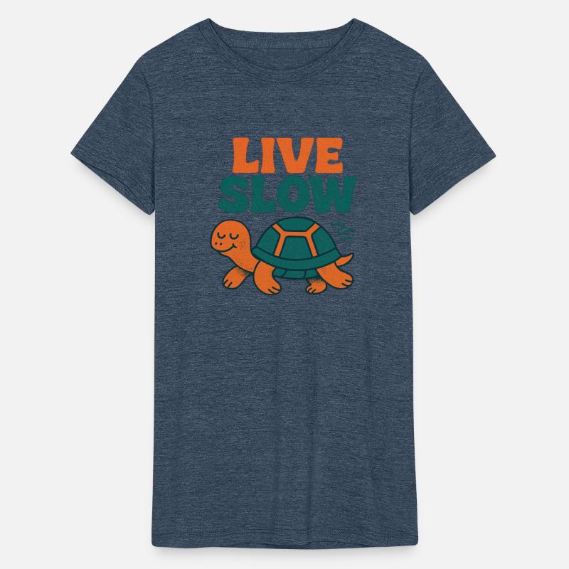 Live Slow Turtle Chill Life Design