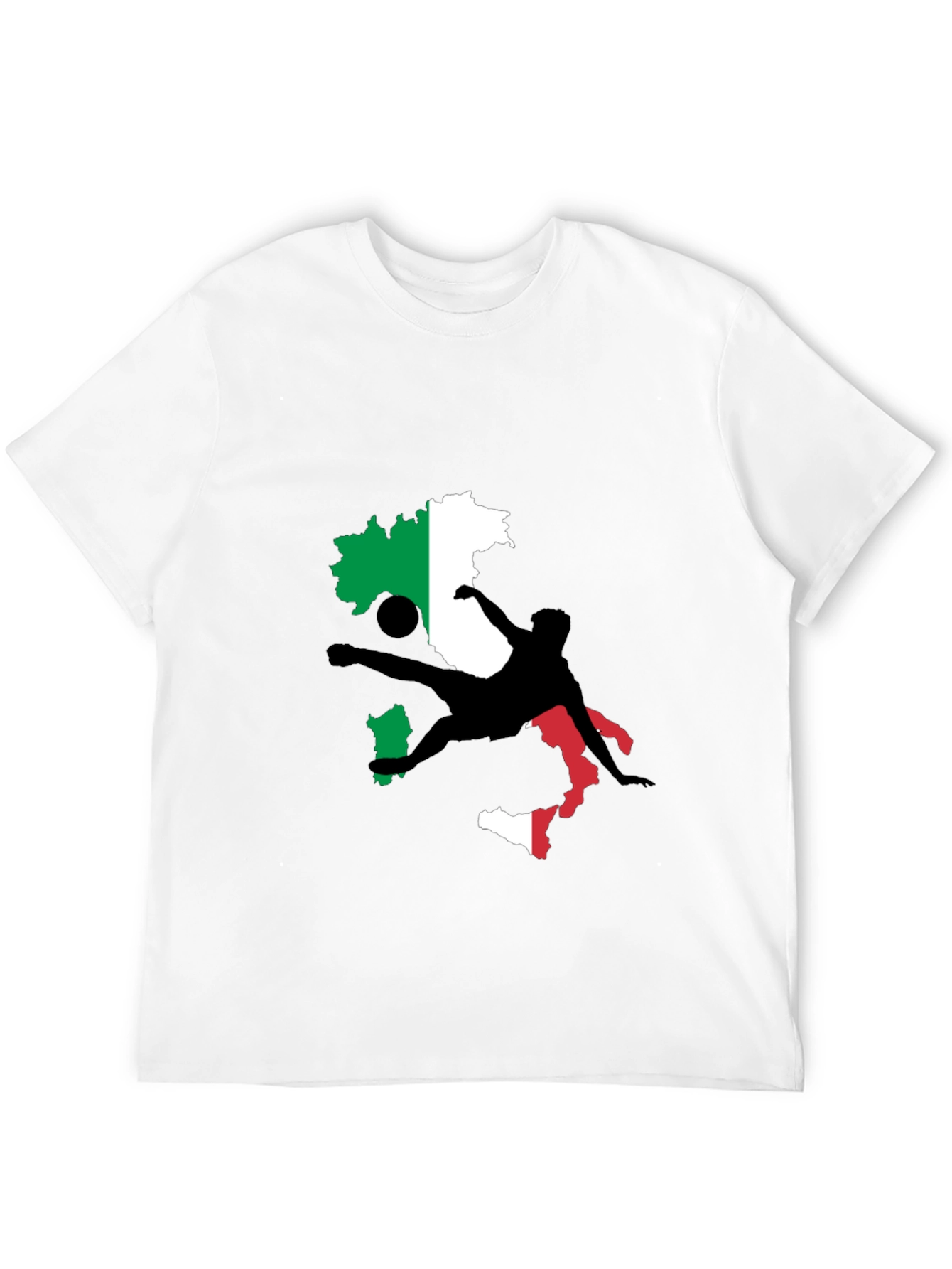 Italy Soccer Fan T-Shirt - Black