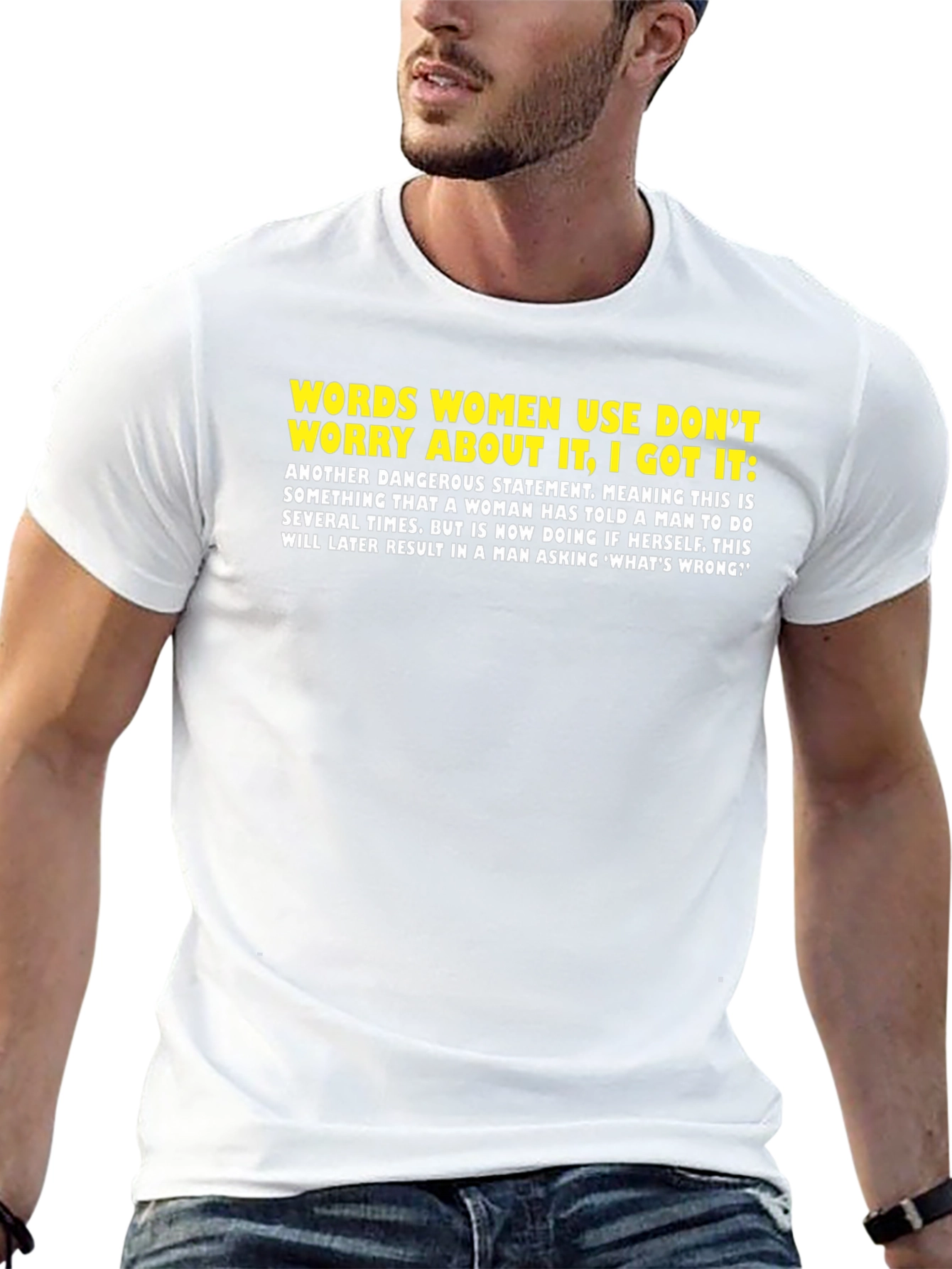 Funny Womens Words Mens T-Shirt