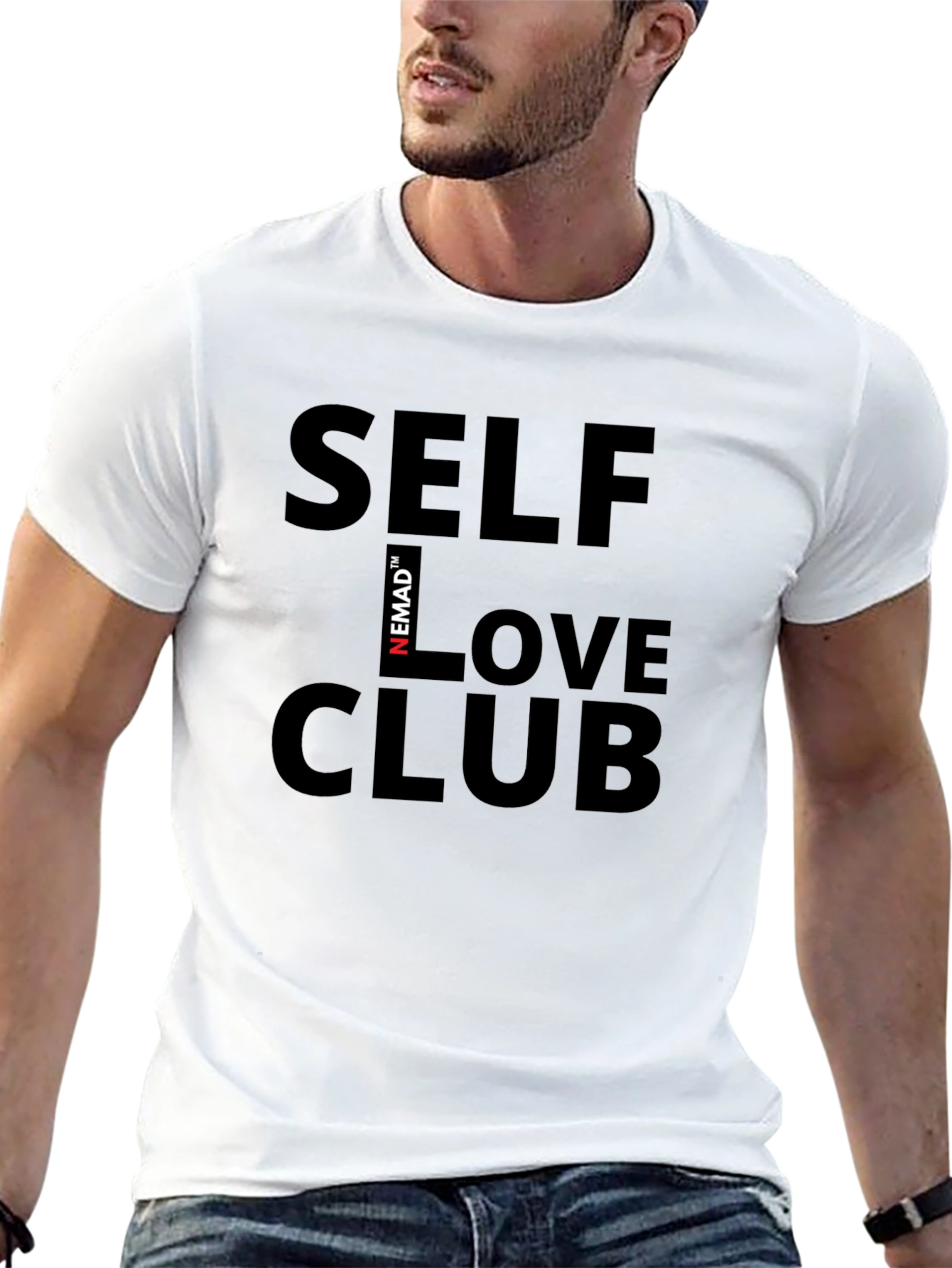 Self Love Club Black Graphic Tee
