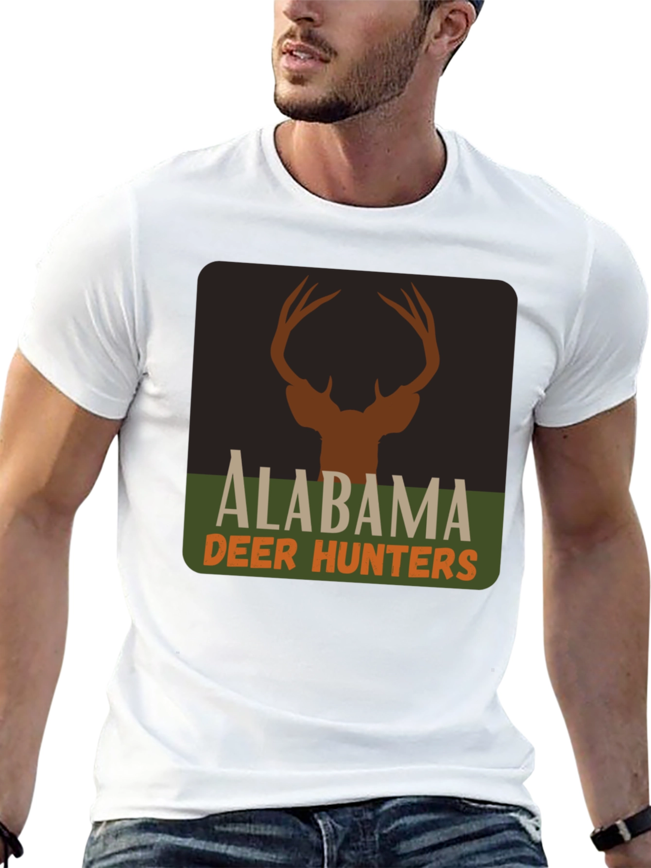 Alabama Deer Hunters Graphic T-Shirt - Hunting Season Apparel