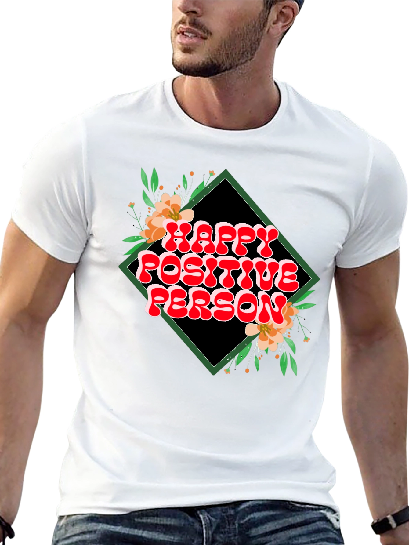 Happy Positive Person Graphic T-Shirt