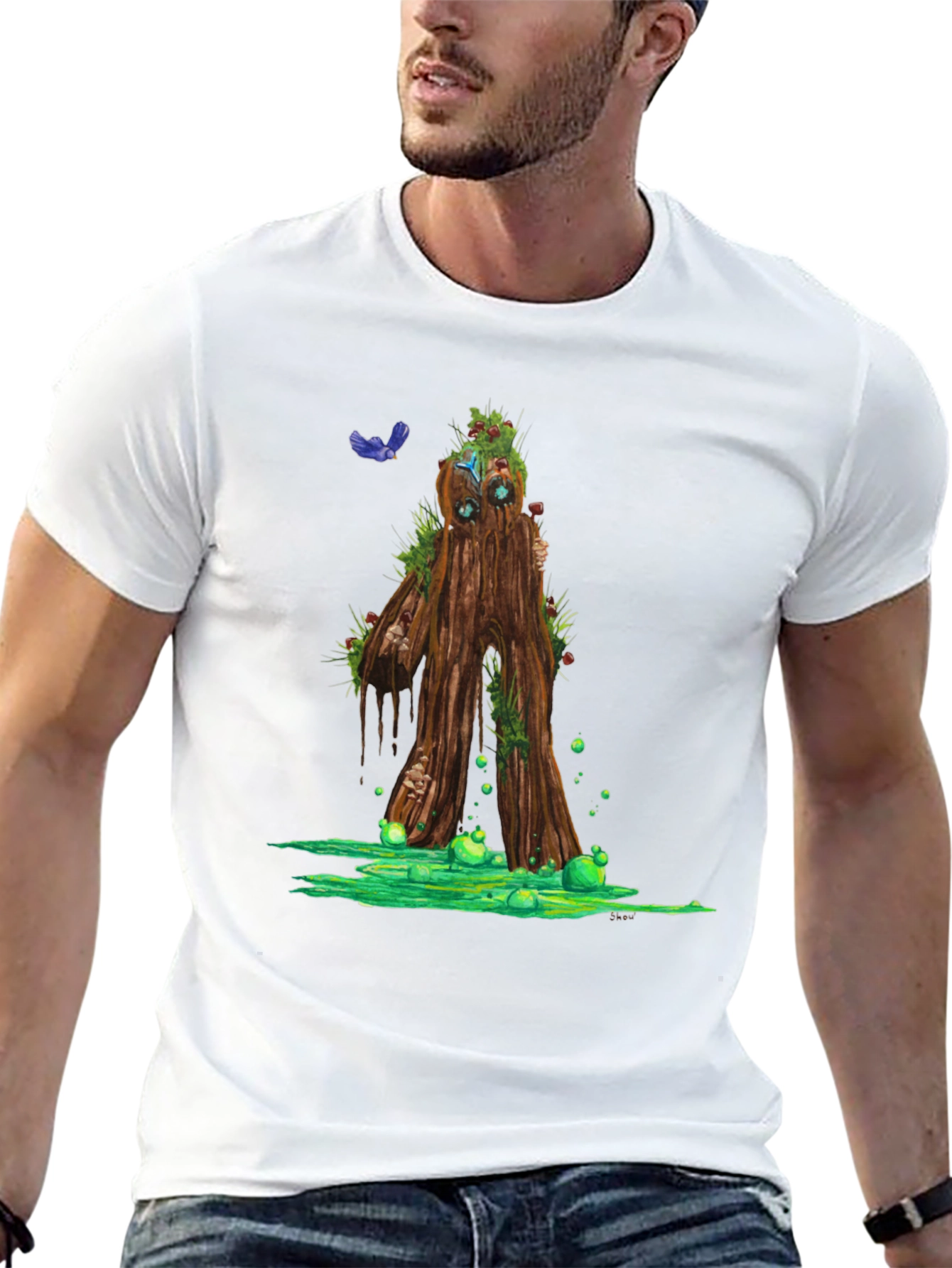Enchanted Forest Tree Graphic Tee - Nature T-Shirt