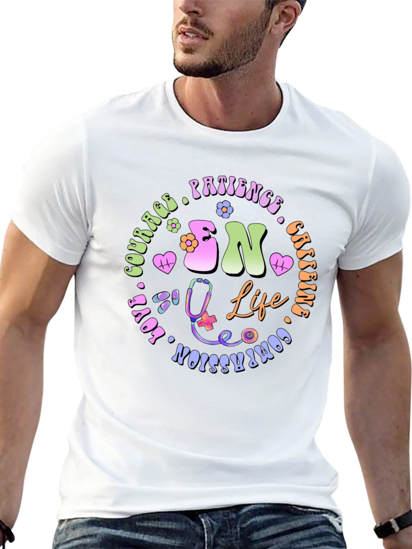 Retro RN Life T-Shirt - Nurse Appreciation
