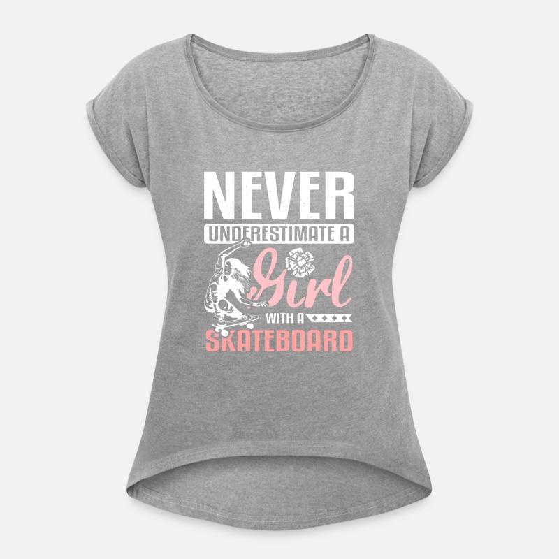 Never underestimate a girl with a skateboard