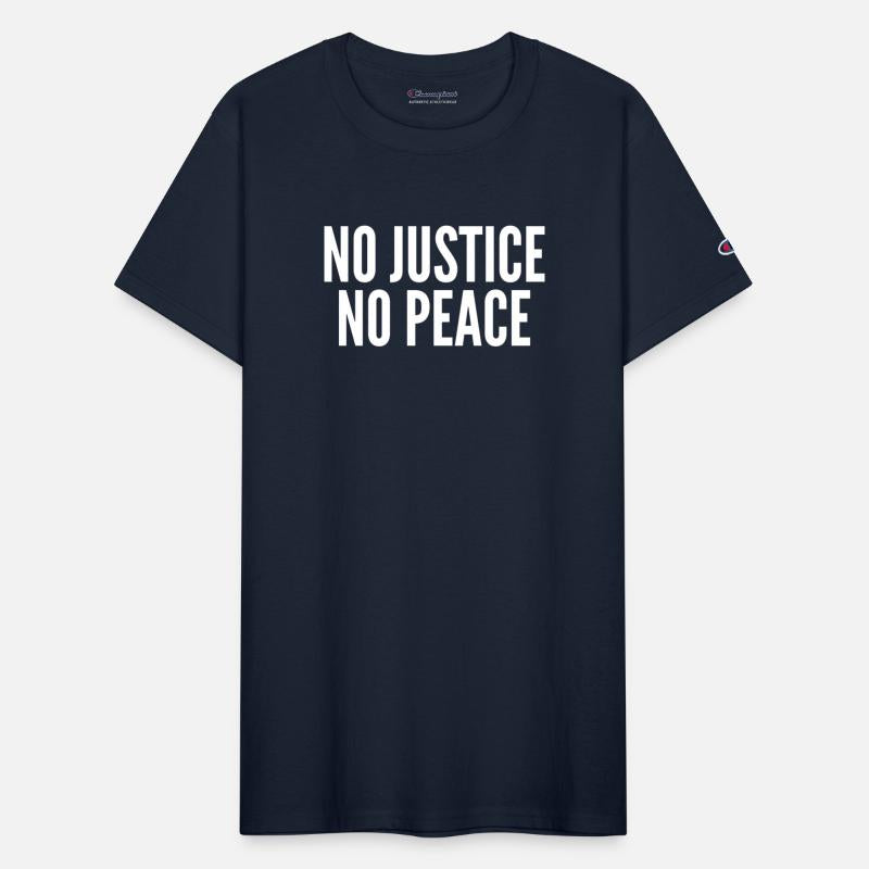 No Justice No Peace blue