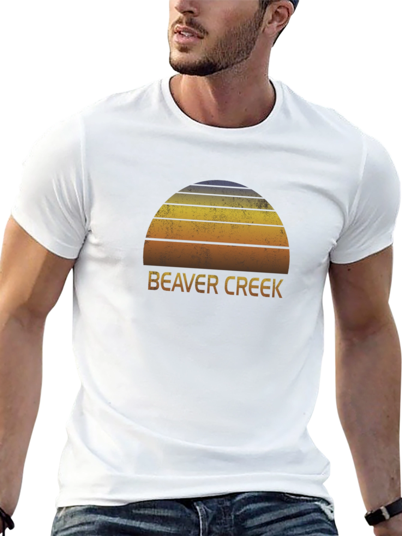 Beaver Creek Sunset Graphic Tee - Retro Style