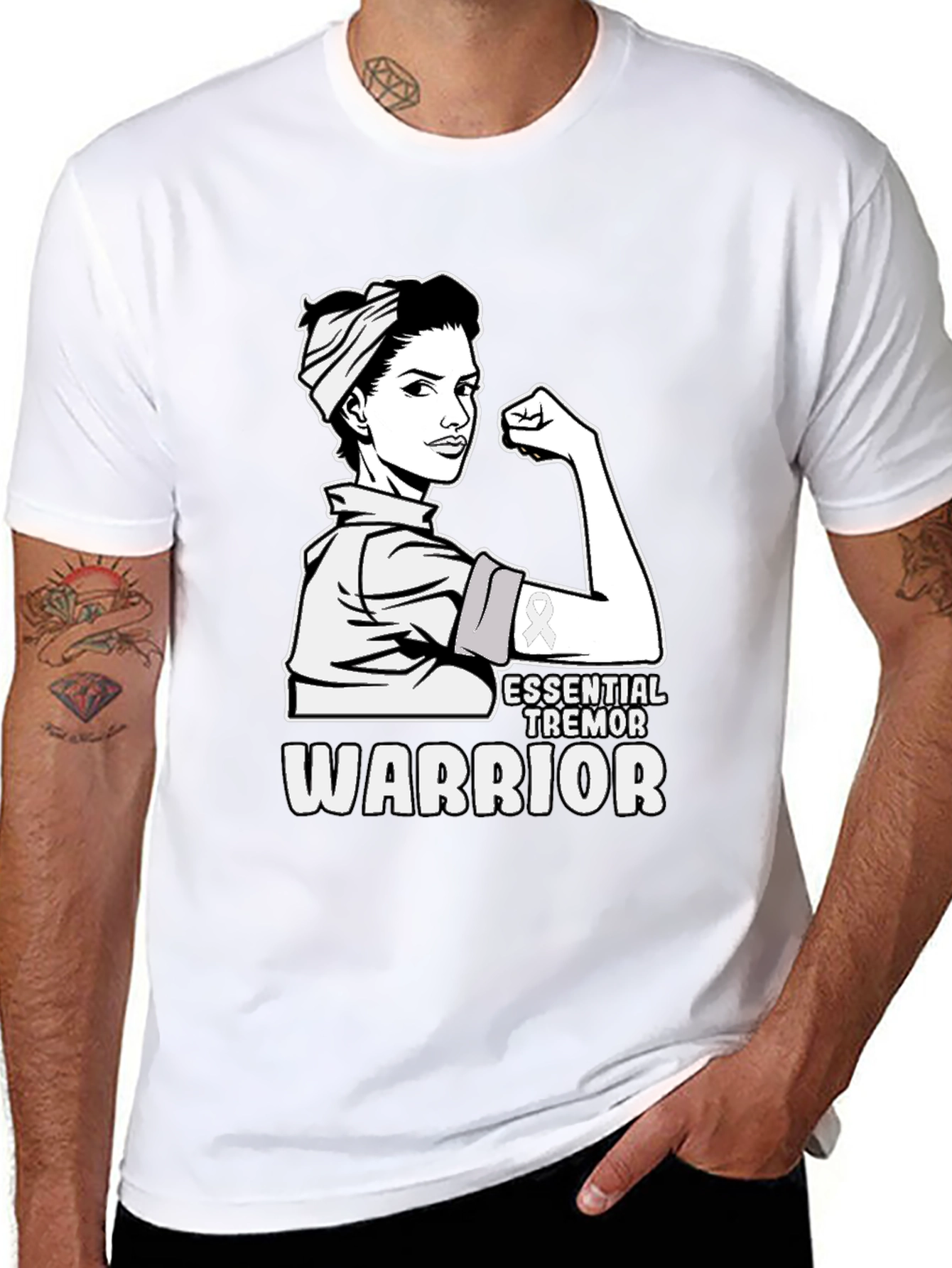 Essential Tremor Warrior T-Shirt - Stand Strong