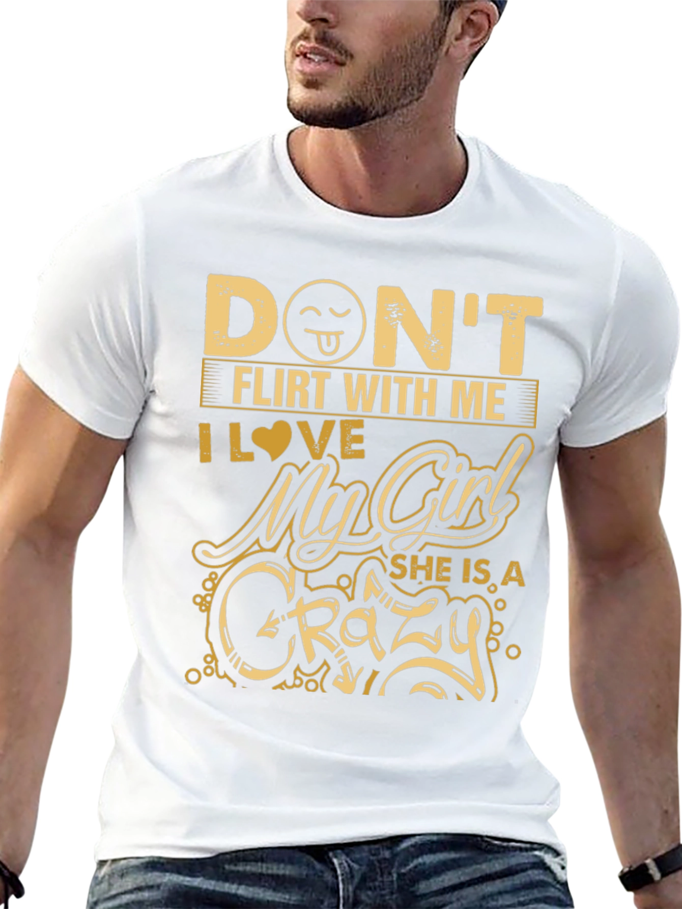 Dont Flirt With Me Crazy Girl T-Shirt
