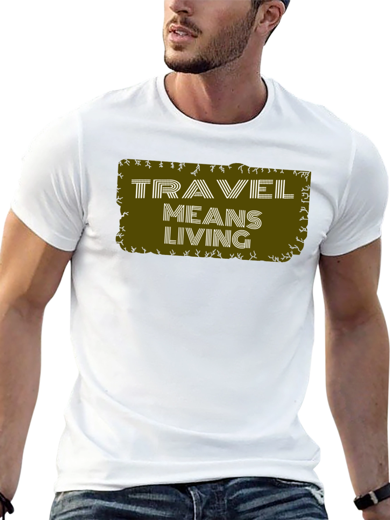 Travel Means Living Graphic Tee - Black