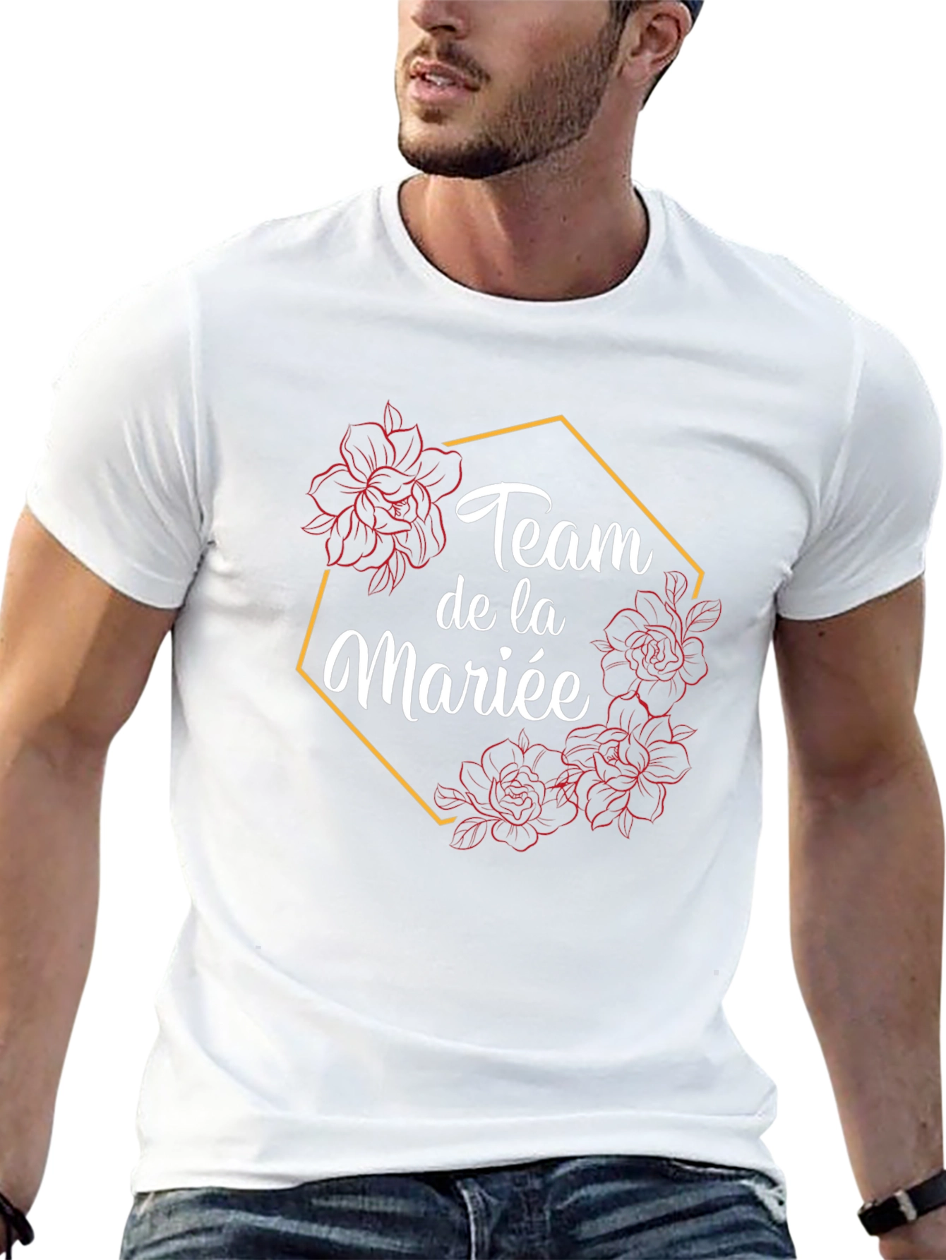 Team de la Mariée Black Graphic Tee
