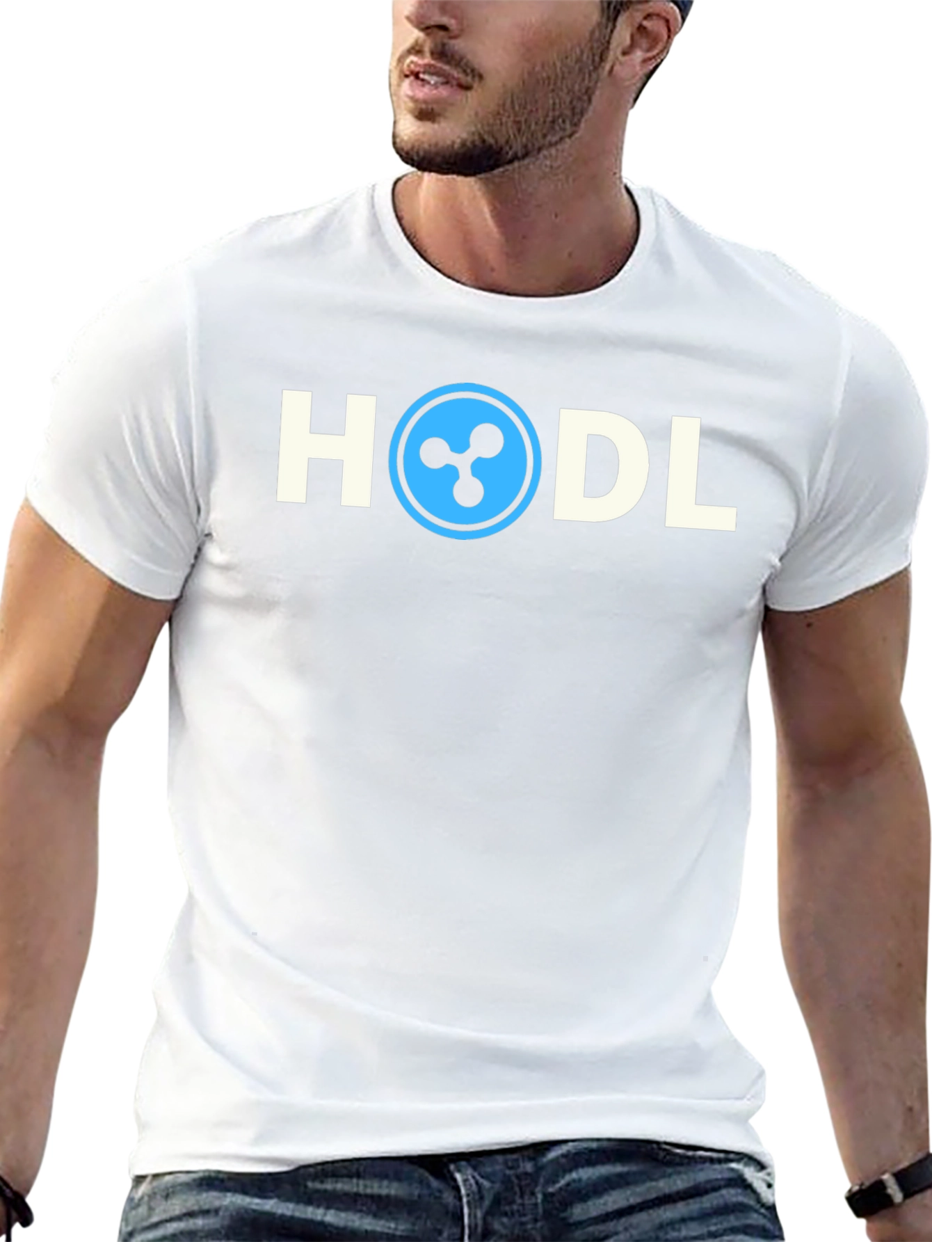 HODL Crypto T-Shirt - Ripple XRP Design