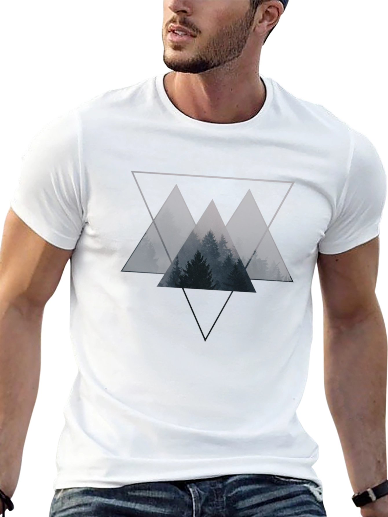 Geometric Forest T-Shirt