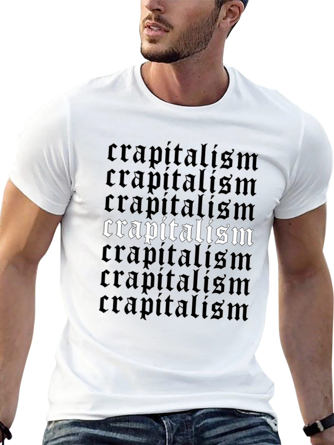 Crapitalism T-Shirt - Bold Statement Tee