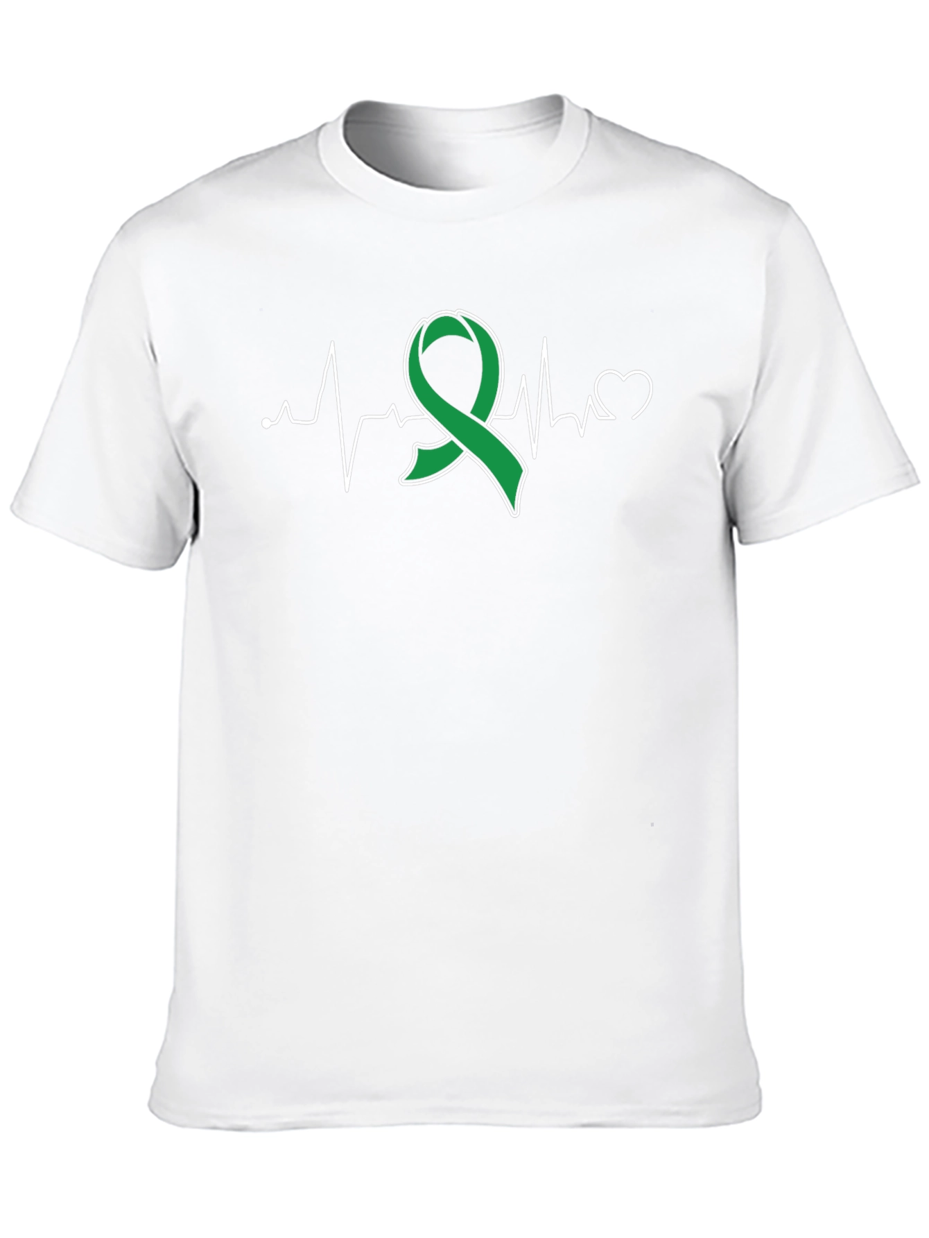 Green Ribbon Heartbeat T-Shirt