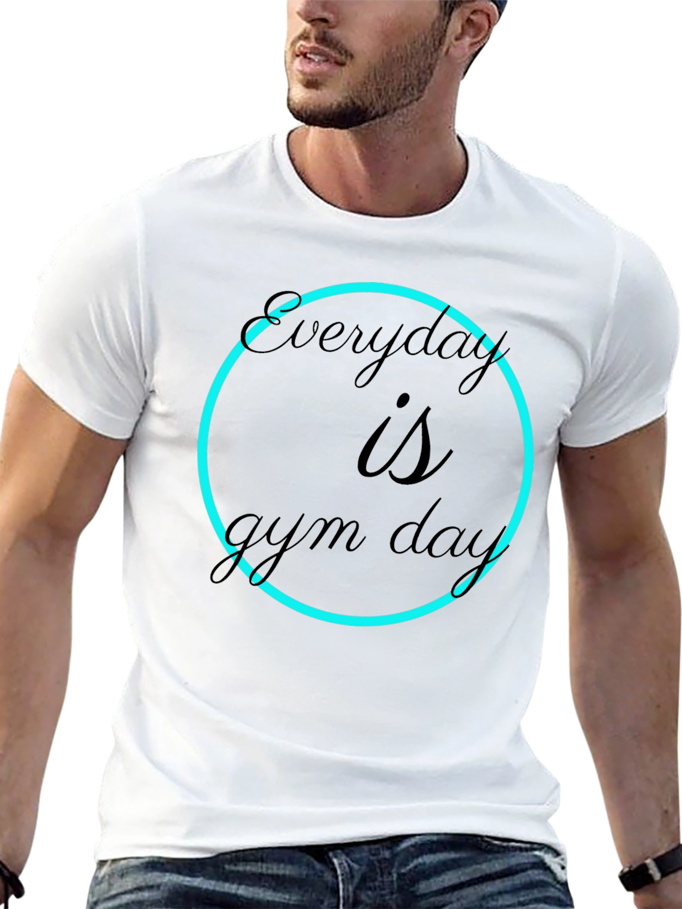 Everyday is Gym Day Black T-Shirt