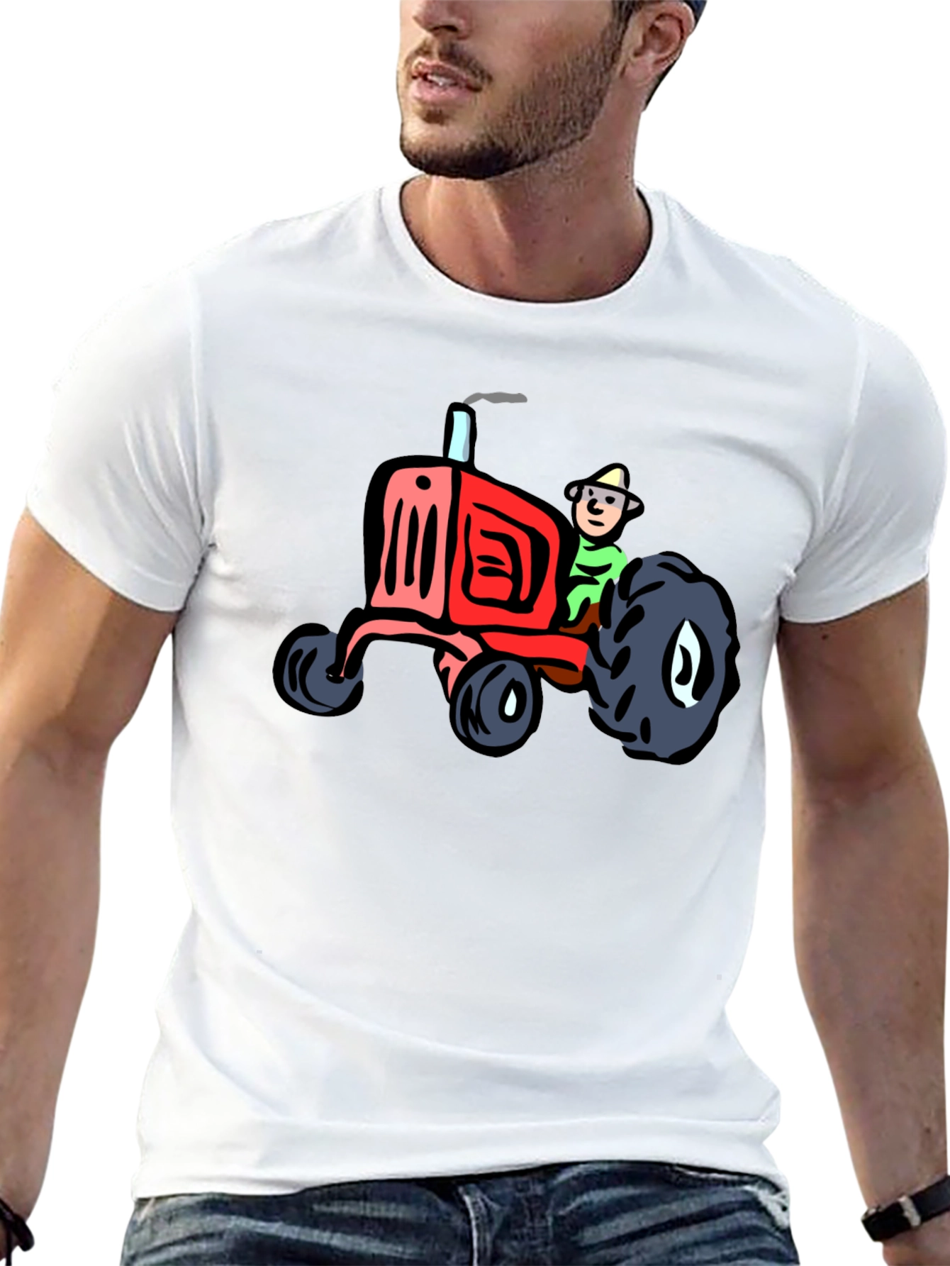 Cartoon Tractor T-Shirt