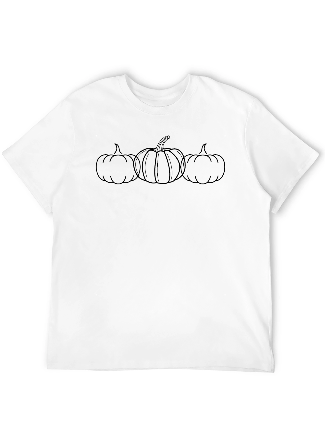 Pumpkin Trio Graphic Tee - Halloween T-Shirt