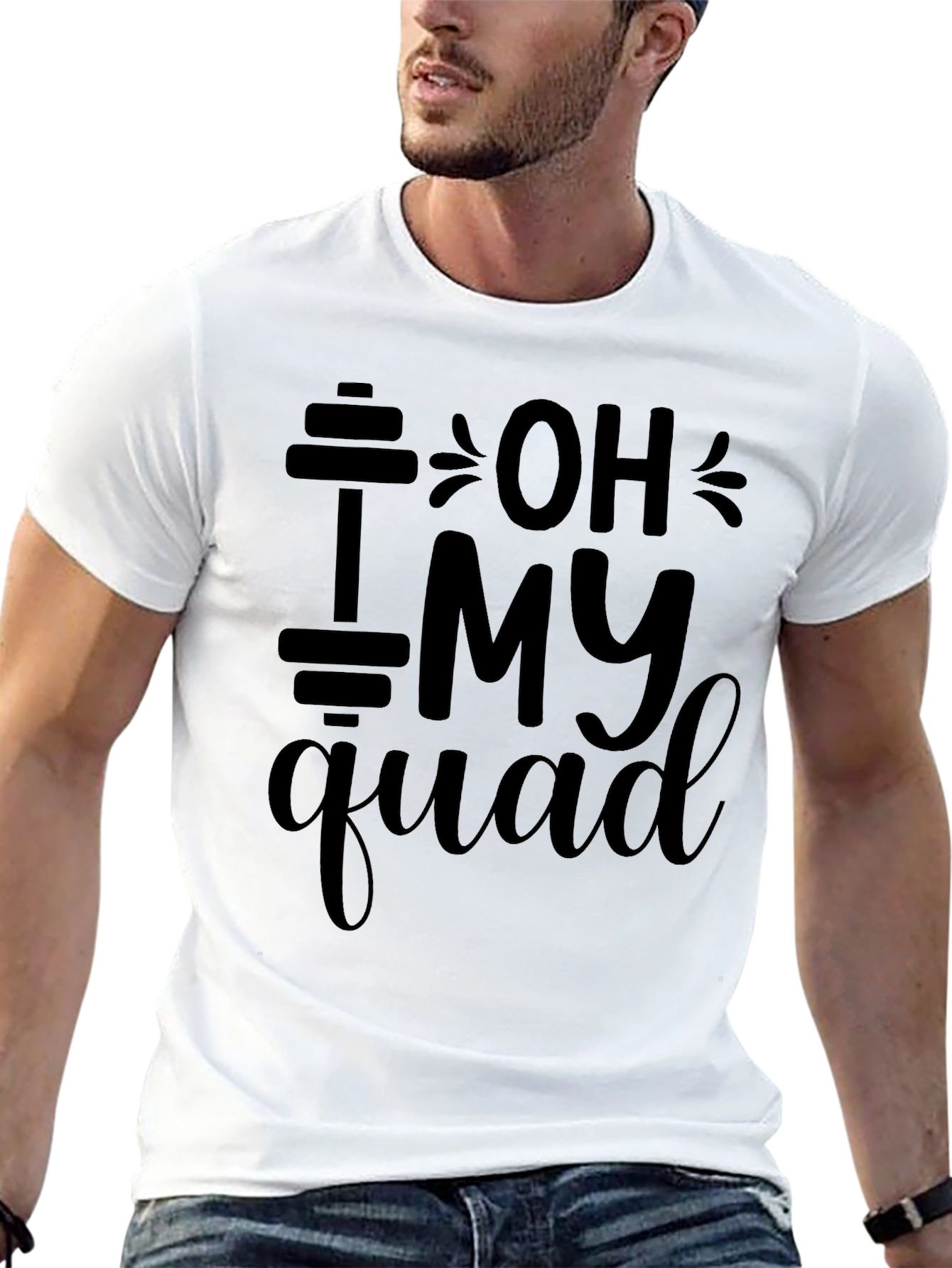 Oh My Quad Gym Workout T-Shirt