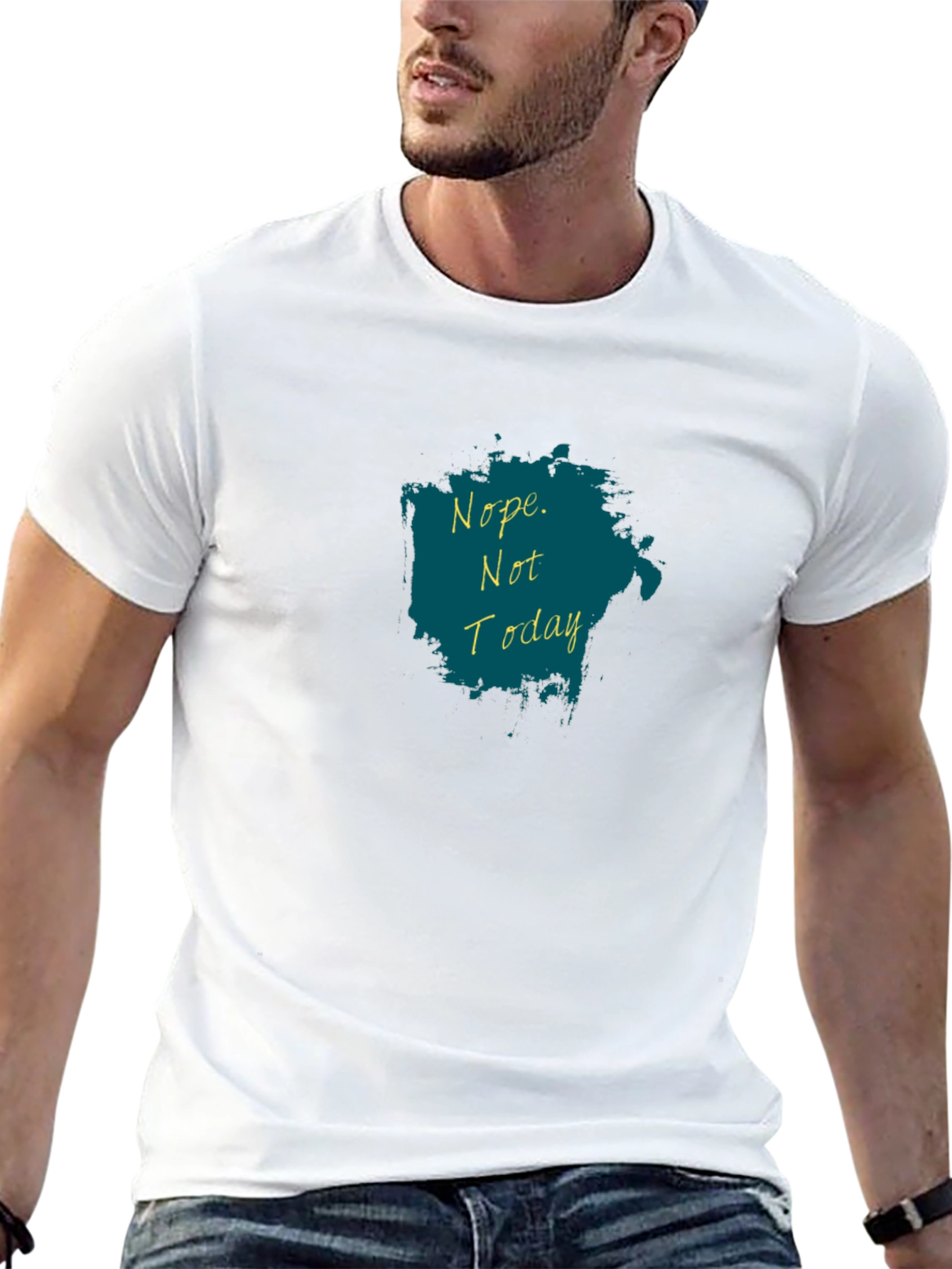 Nope Not Today T-Shirt - Black Graphic Tee