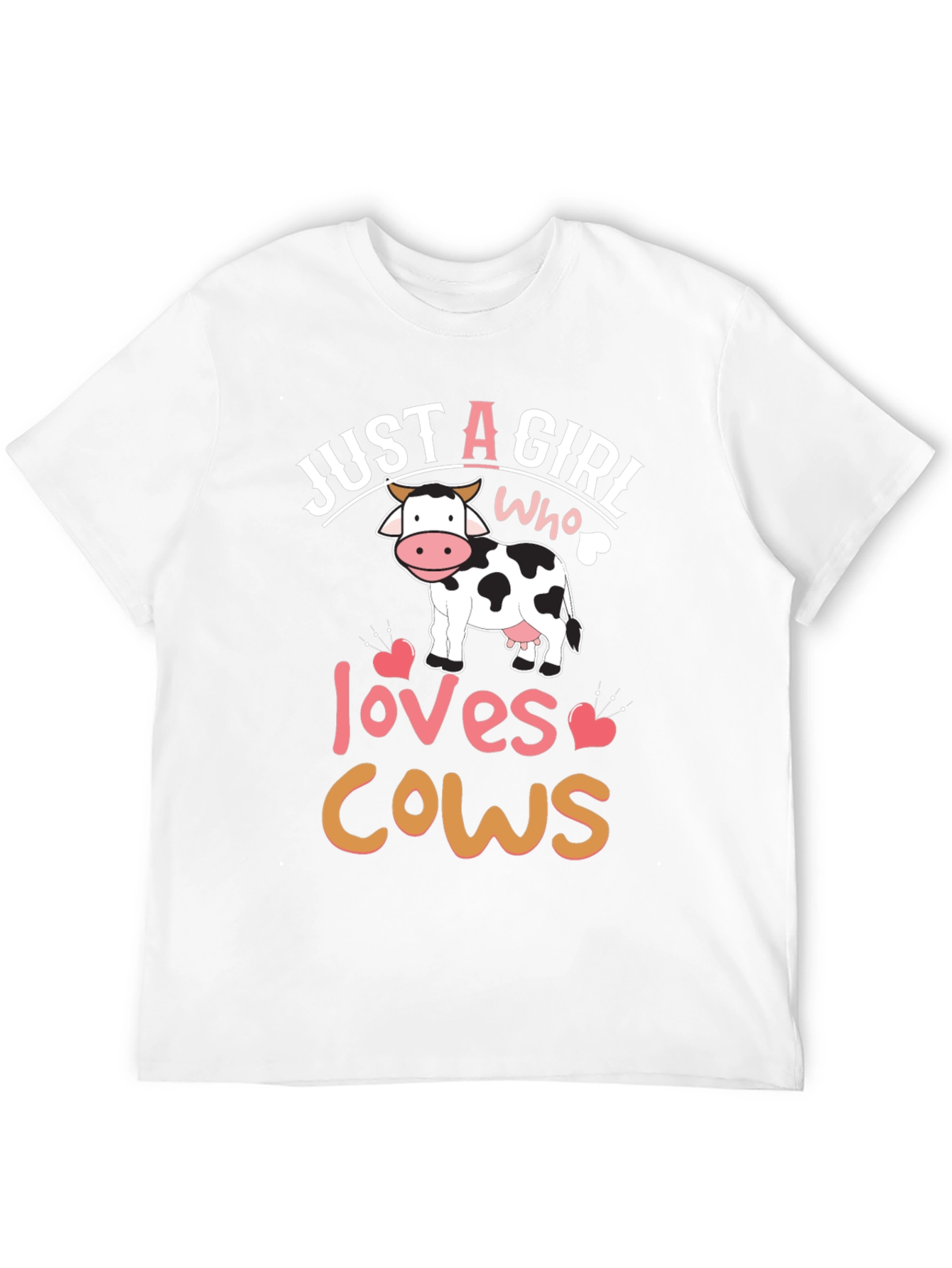 Just A Girl Who Loves Cows T-Shirt
