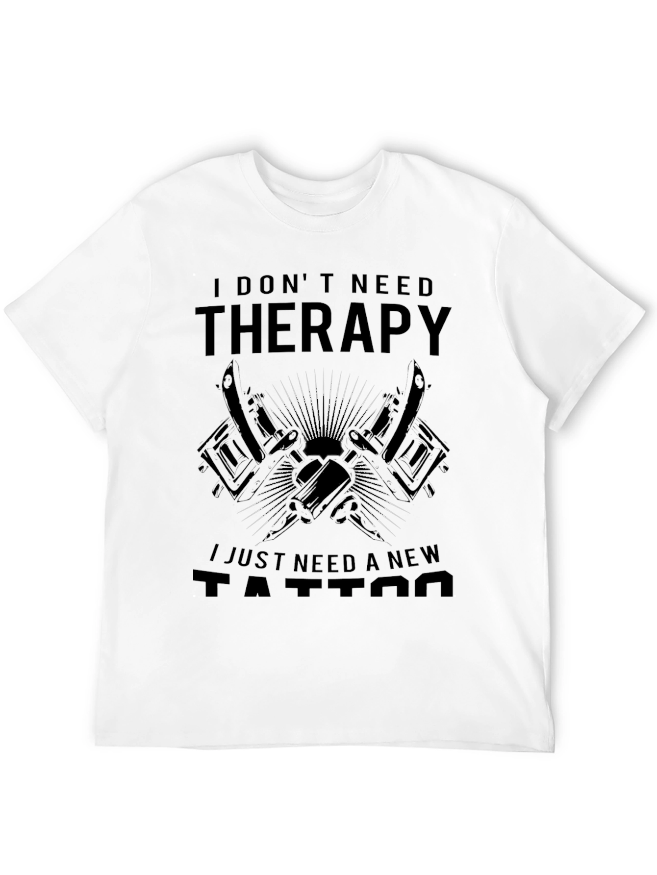 Tattoo Therapy T-Shirt - Black Graphic Tee